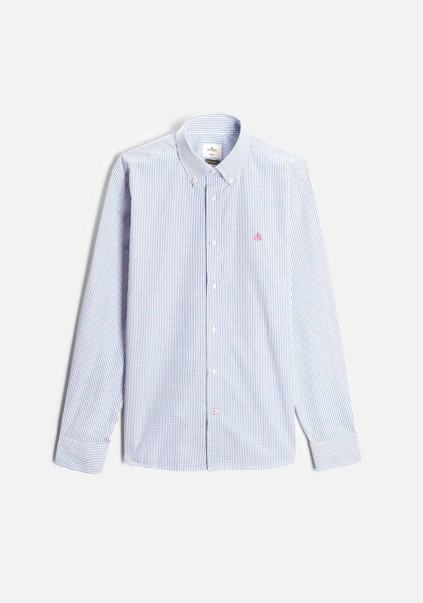 Camisa H CBD Cuadros L-Fuc Azul Med - miniatura 1