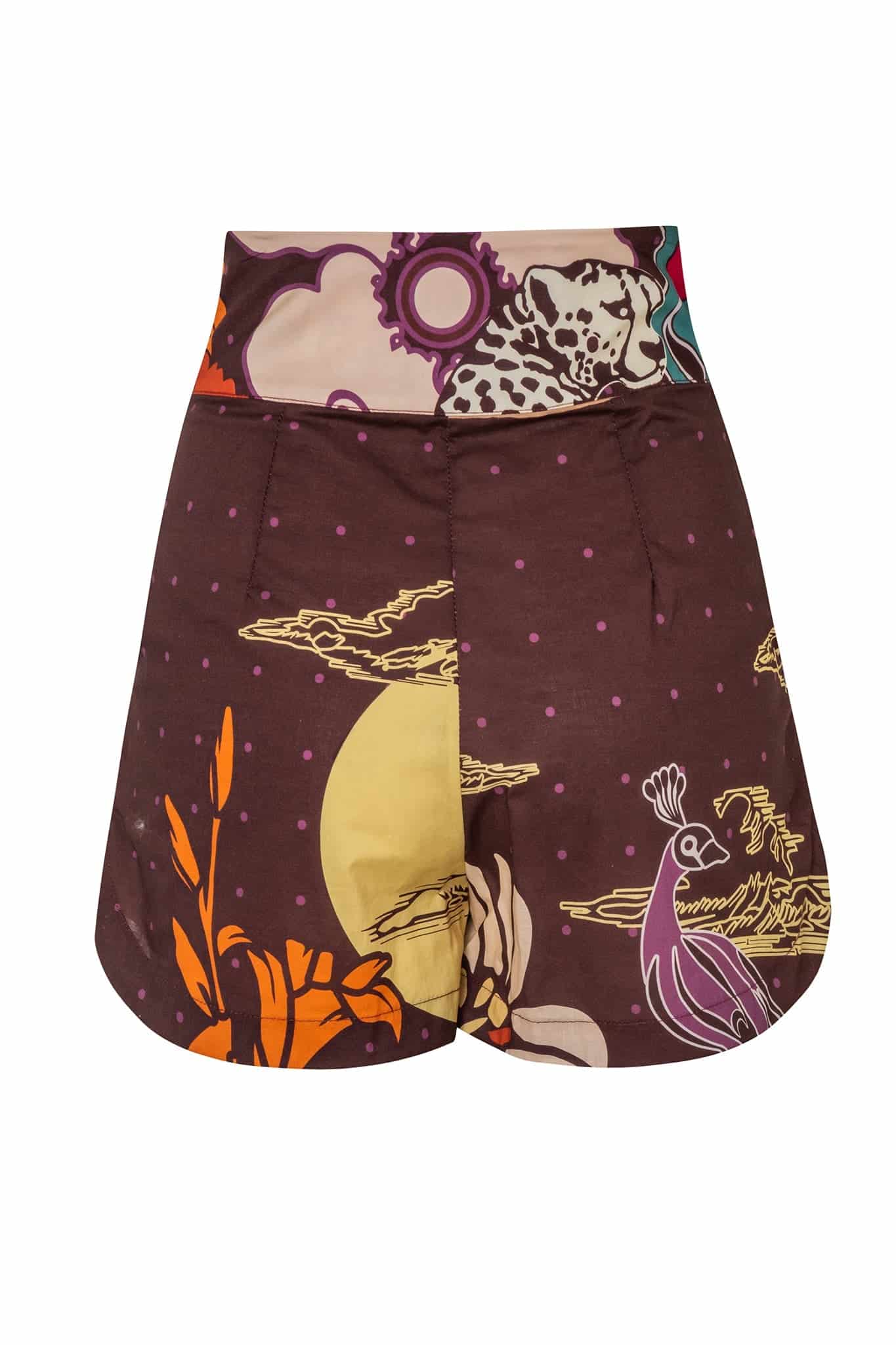 Tomaso Cotton Short / Brown Moonlight Garden - miniatura 3