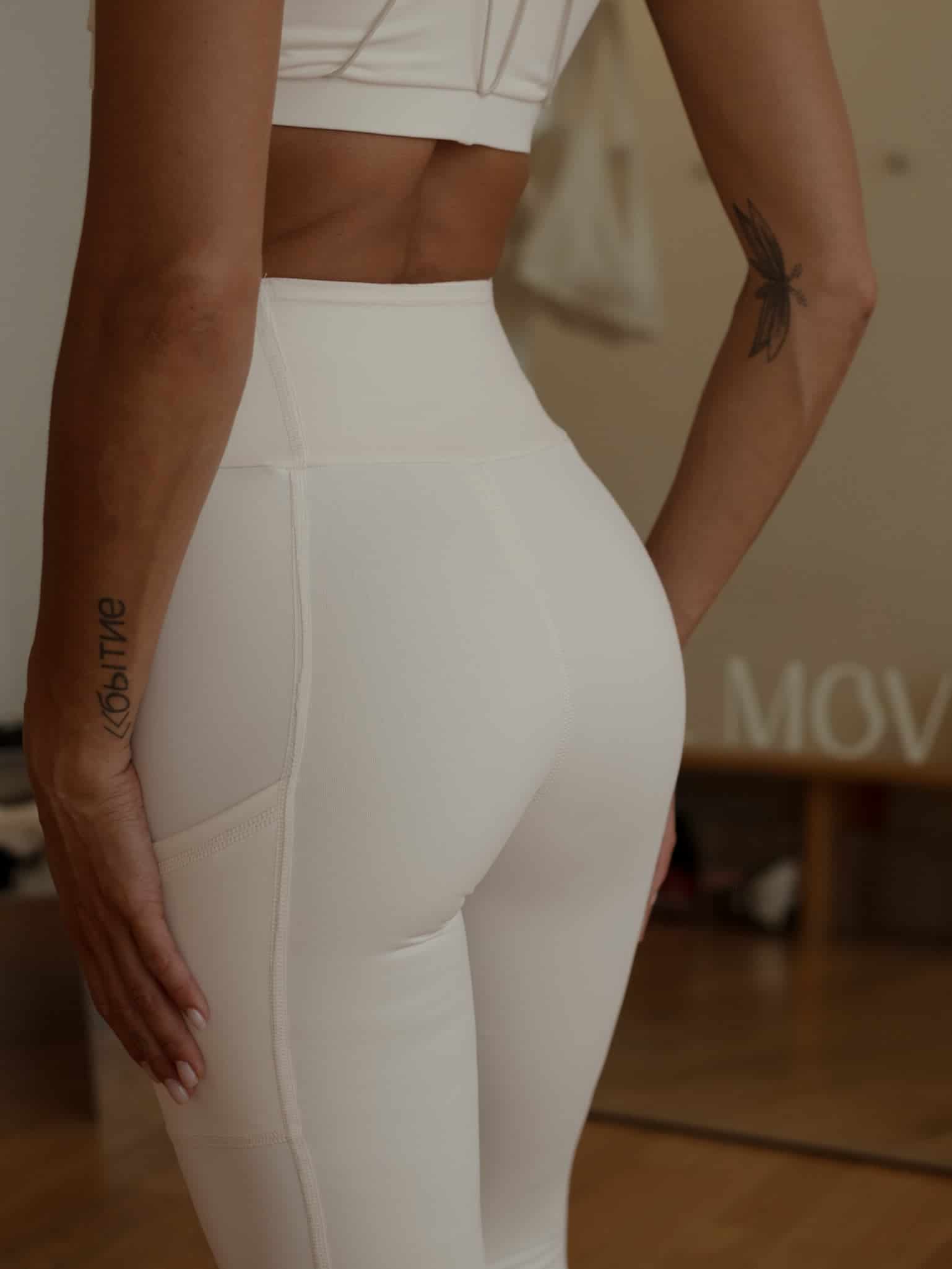 HIKING LEGGINGS - IVORY - miniatura 8