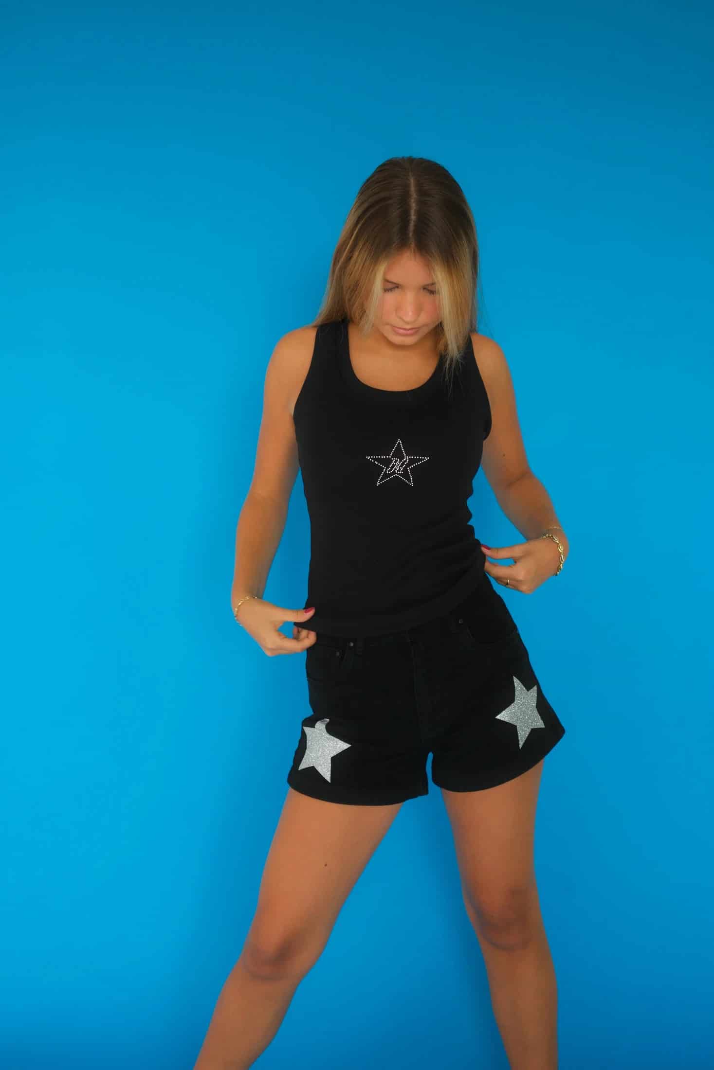 Double Star Black Shorts - miniatura 1