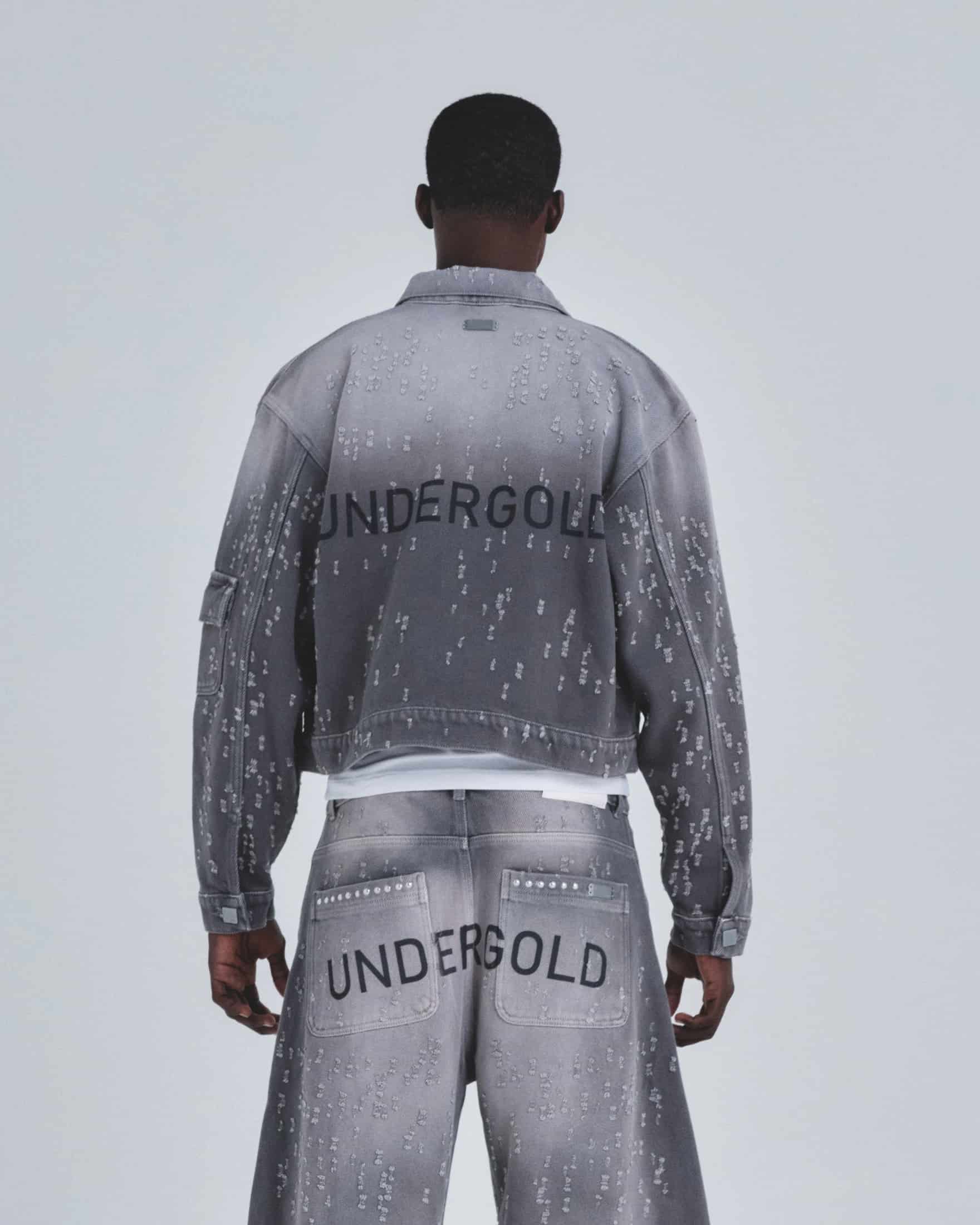 Holy State UNDRGLD Ripped Jacket Washed Gray - miniatura 6