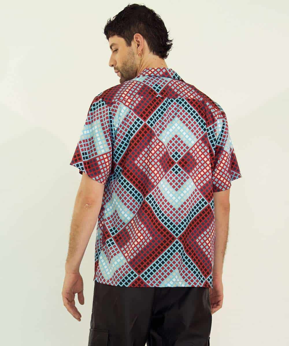 Camp Shirt in Blueprint - miniatura 3
