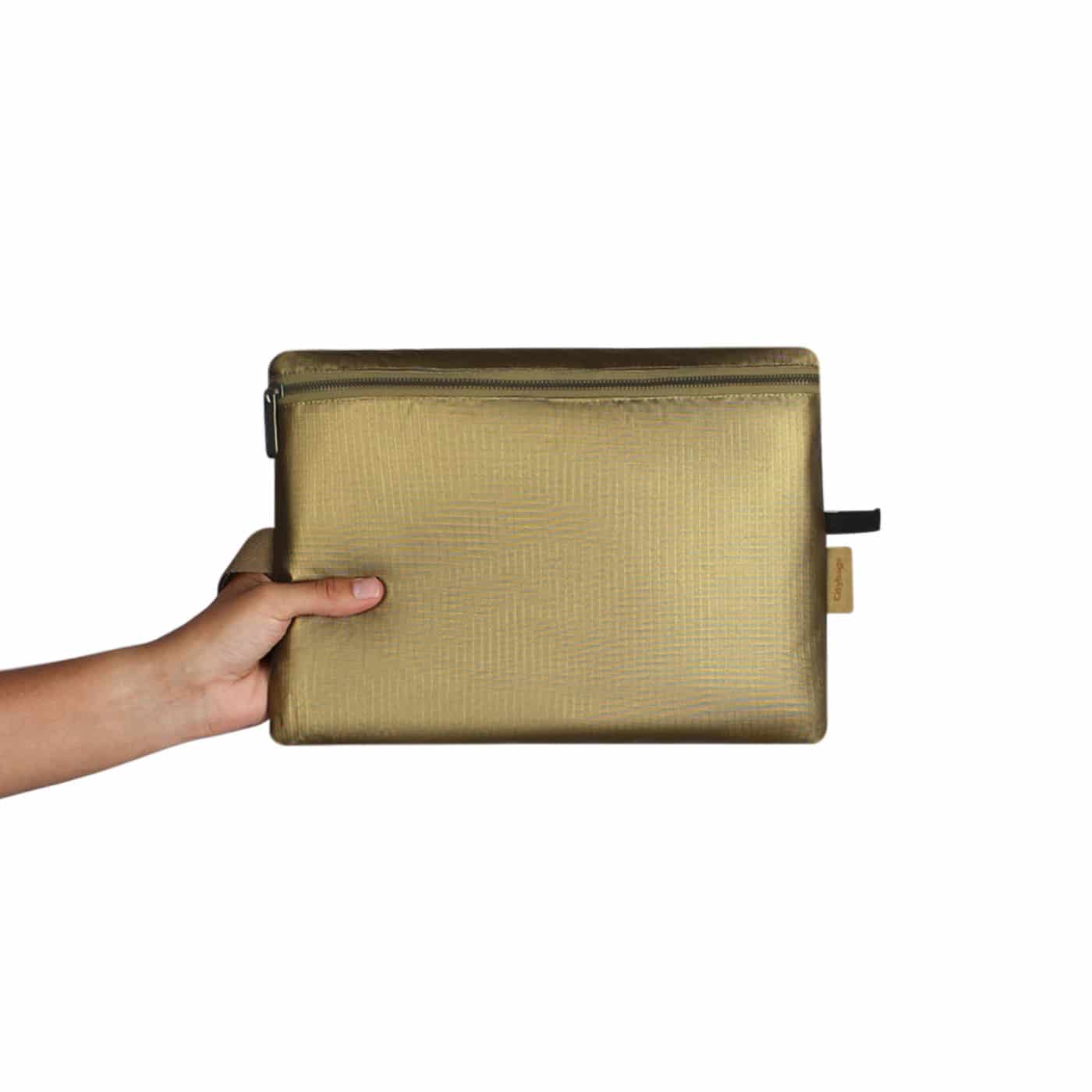 Morral Urbano Citybags Ultra Brillante Gold - miniatura 2