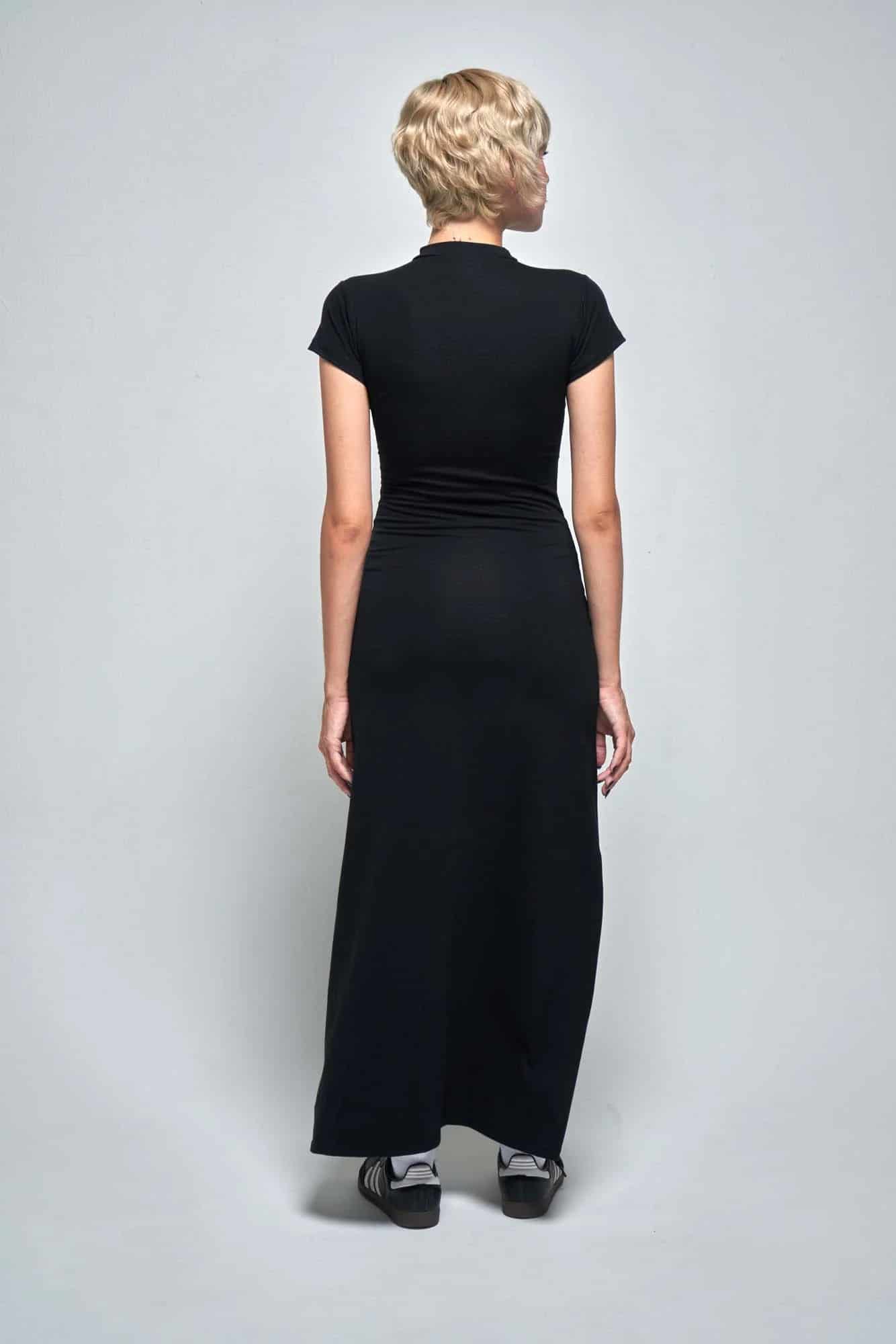 AURORA BLACK DRESS - miniatura 17