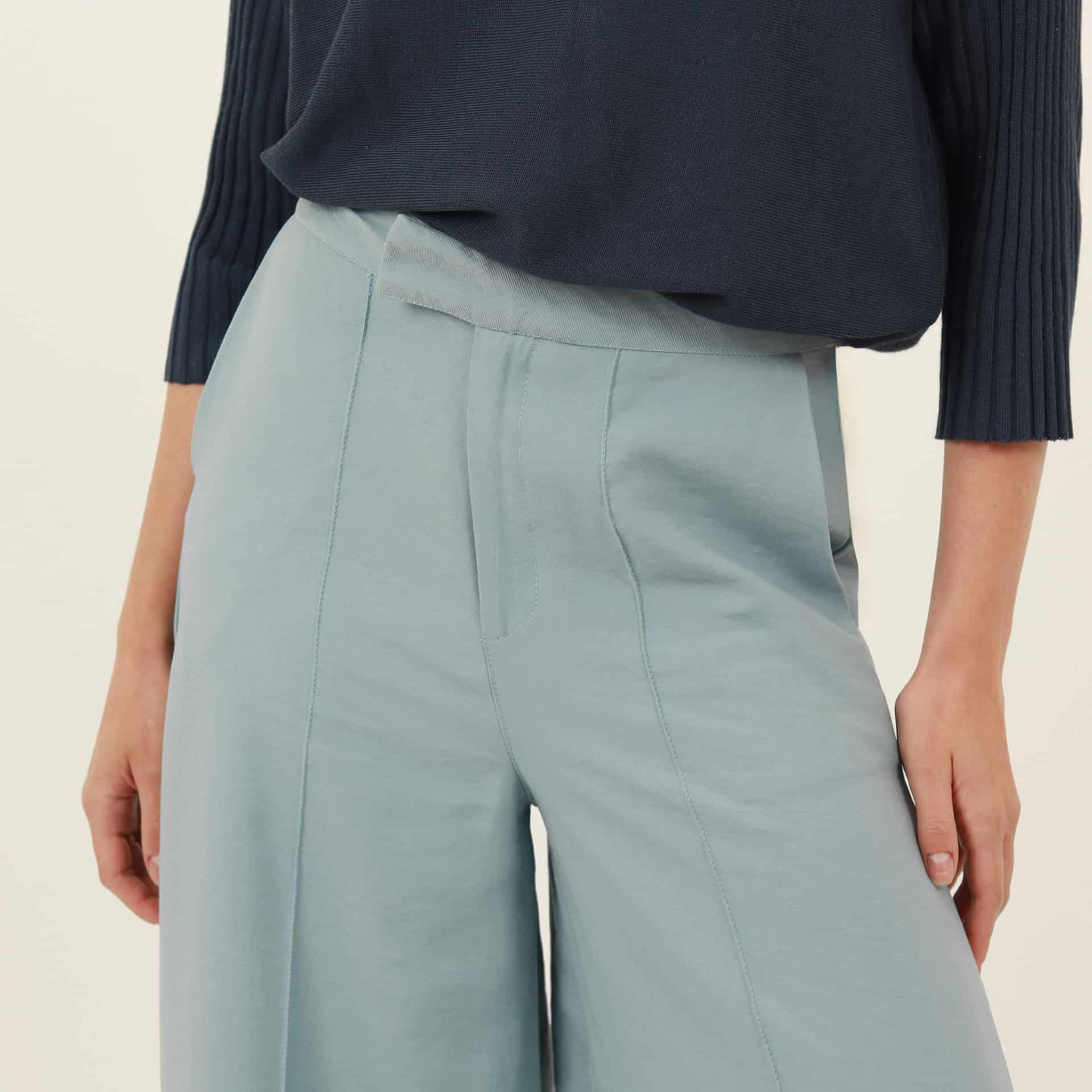 Pantalón ancho con alforzas - miniatura 10