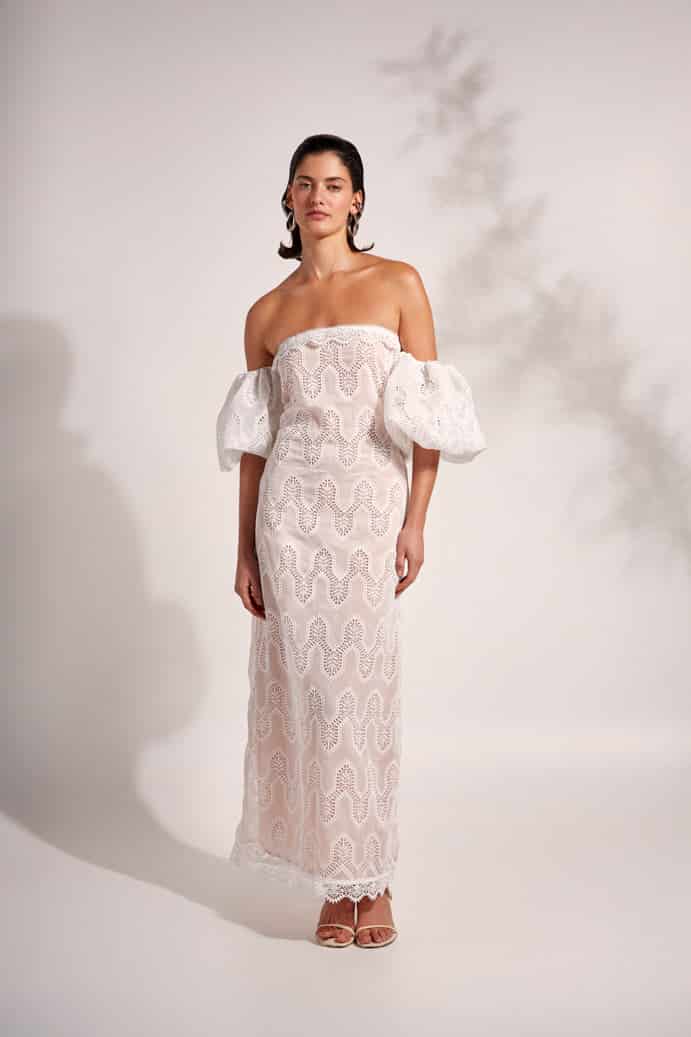 AURELIA MAXI DRESS WHITE - miniatura 1