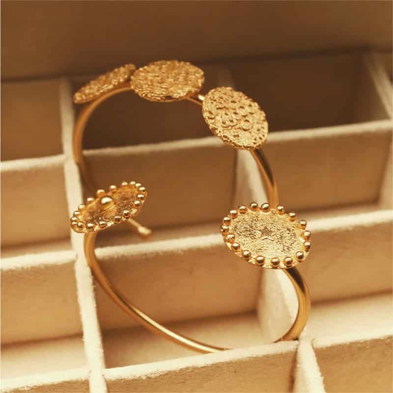 Brazalete con dos medallones precolombinos - miniatura 5