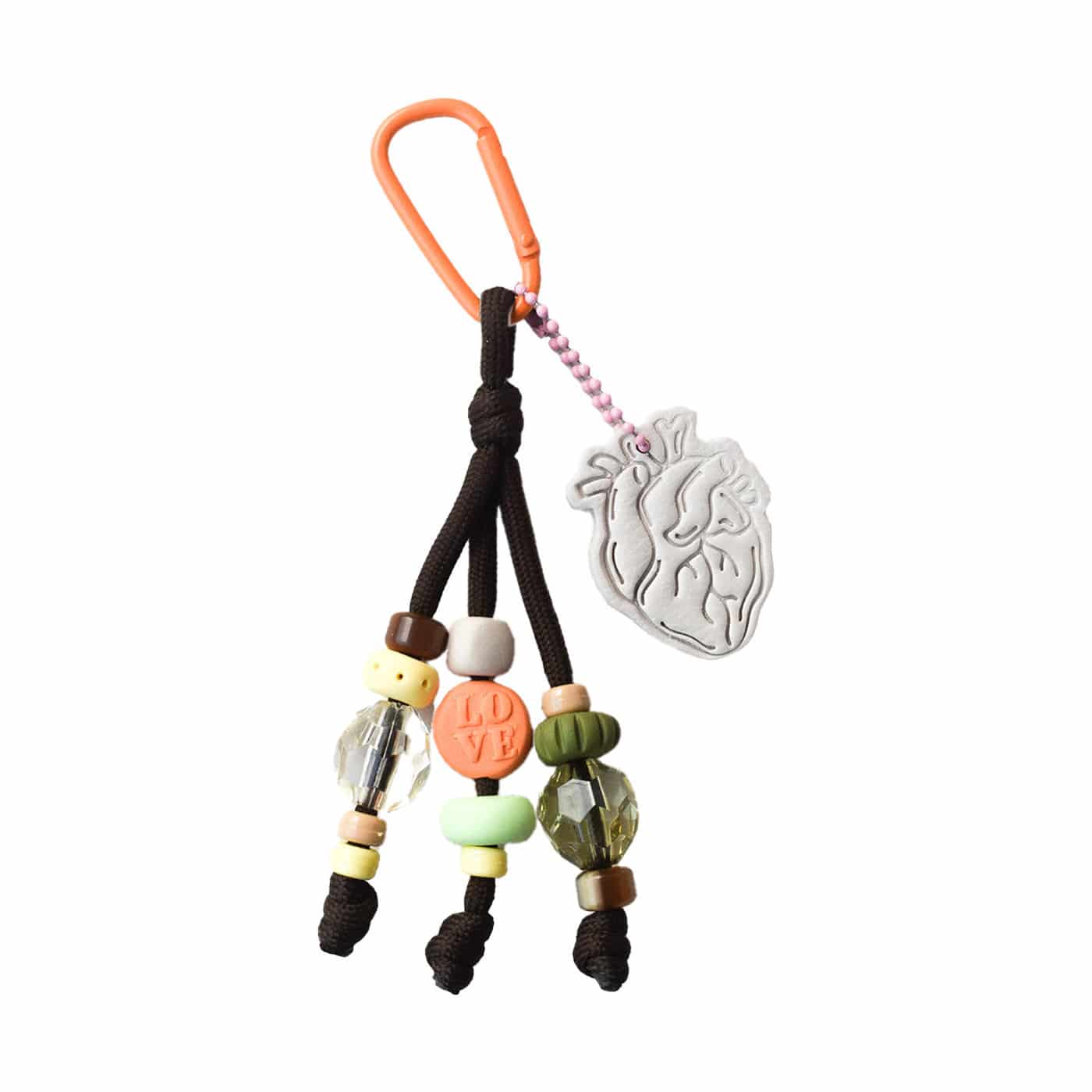 Charm Corazón anatómico Latte - miniatura 2