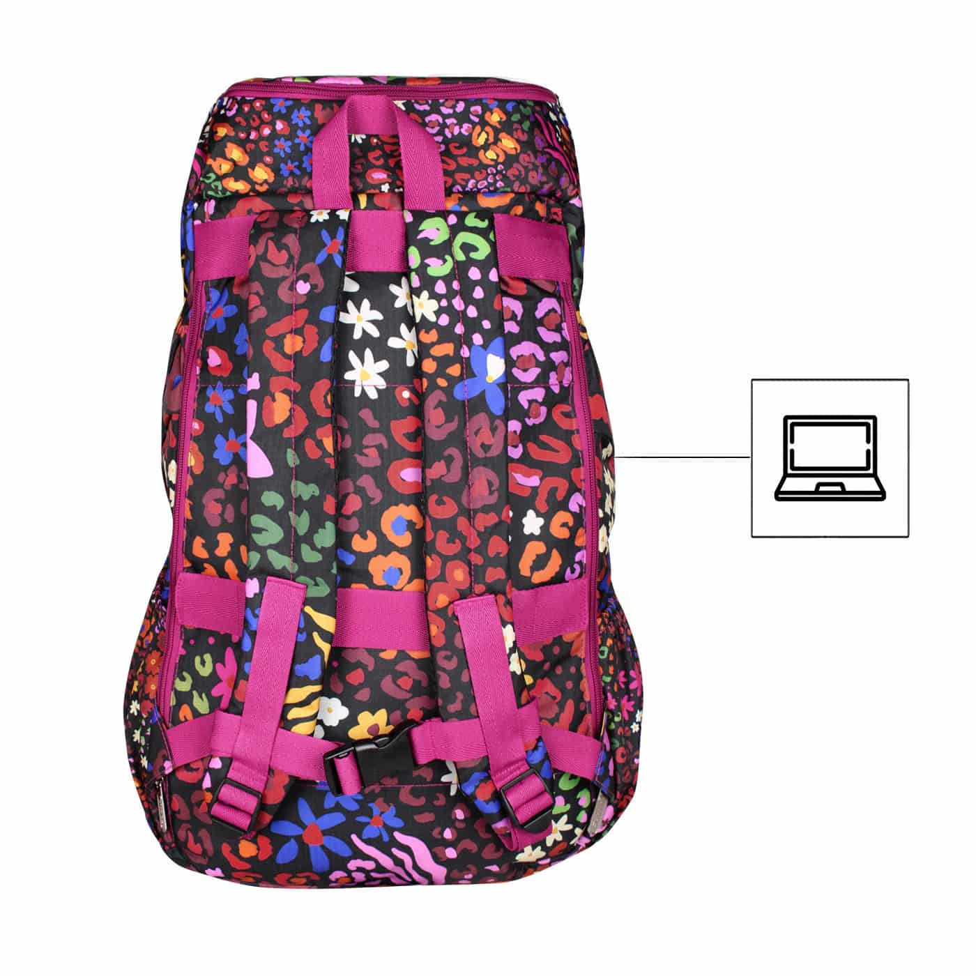 Morral Viajero ULTRA Plegable Estampado Funk Citybags Multicolor - miniatura 4
