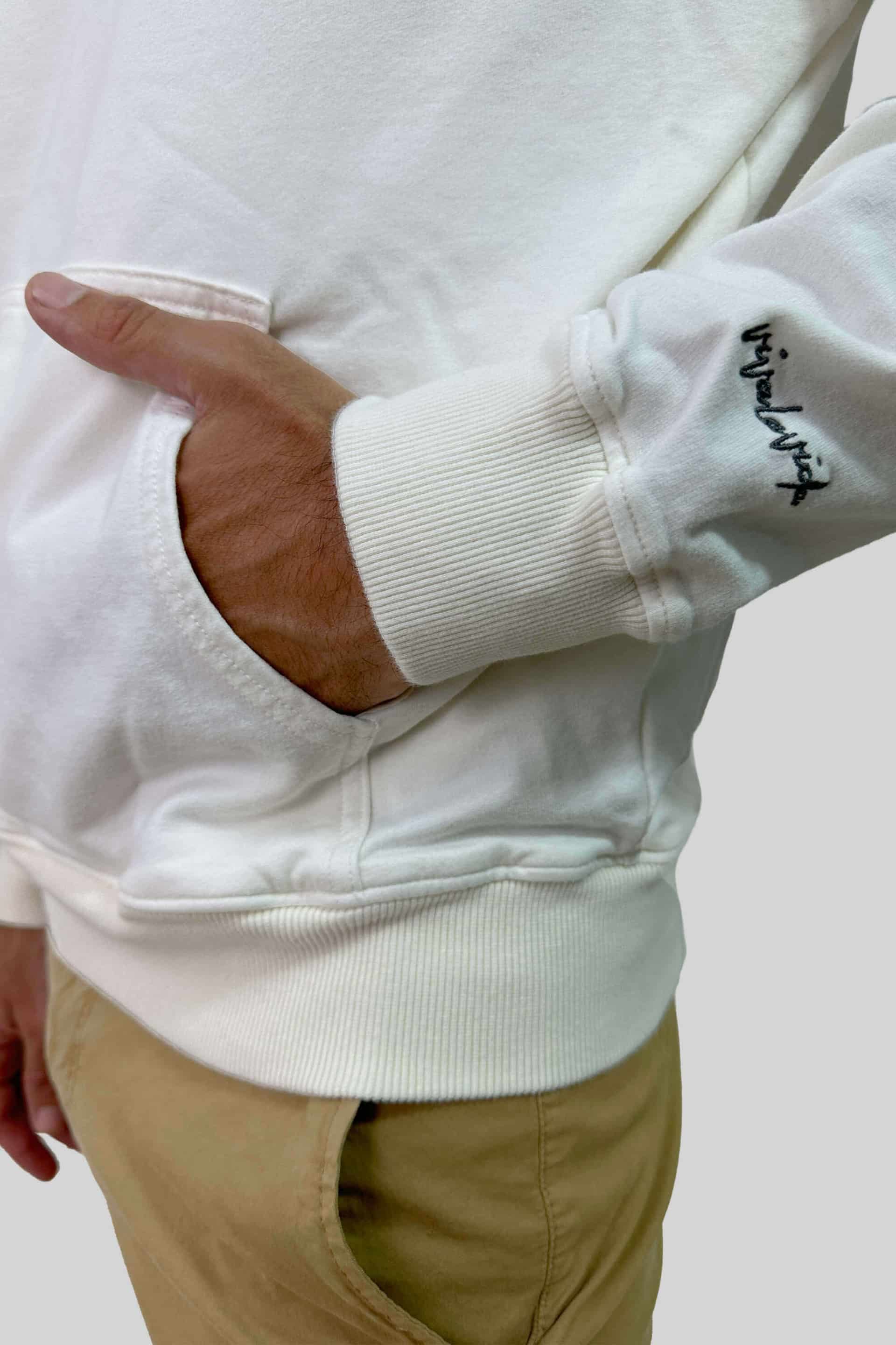 HOODIE VLV OFF WHITE - miniatura 3