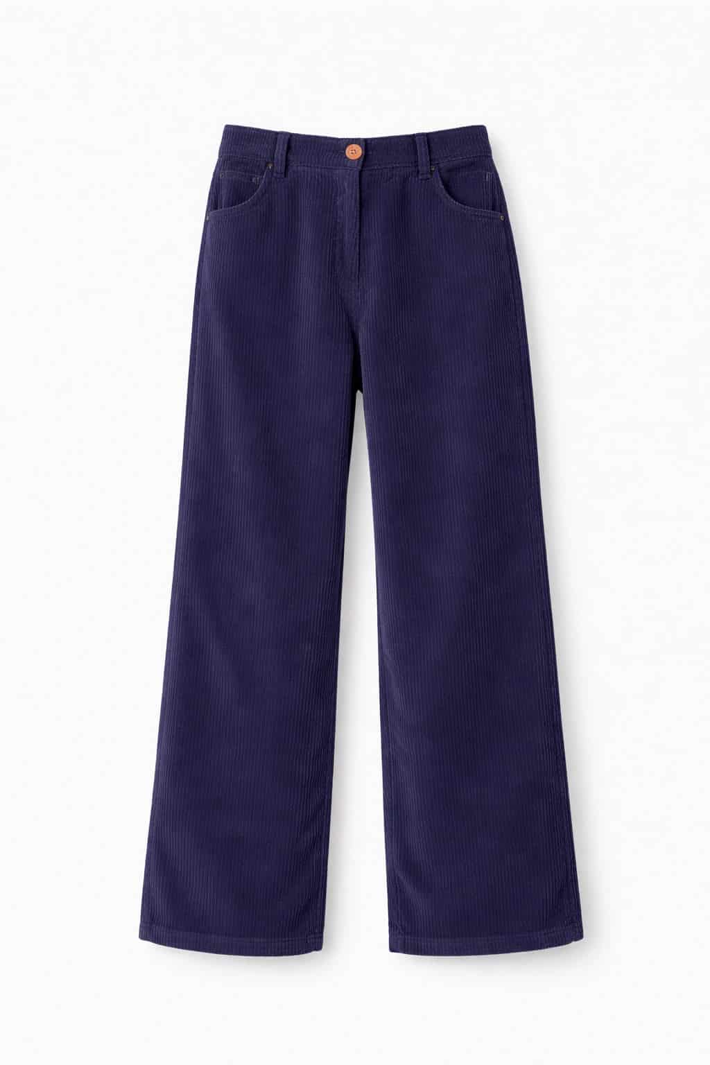 Pantalones Pana Azul Oscuro - miniatura 1