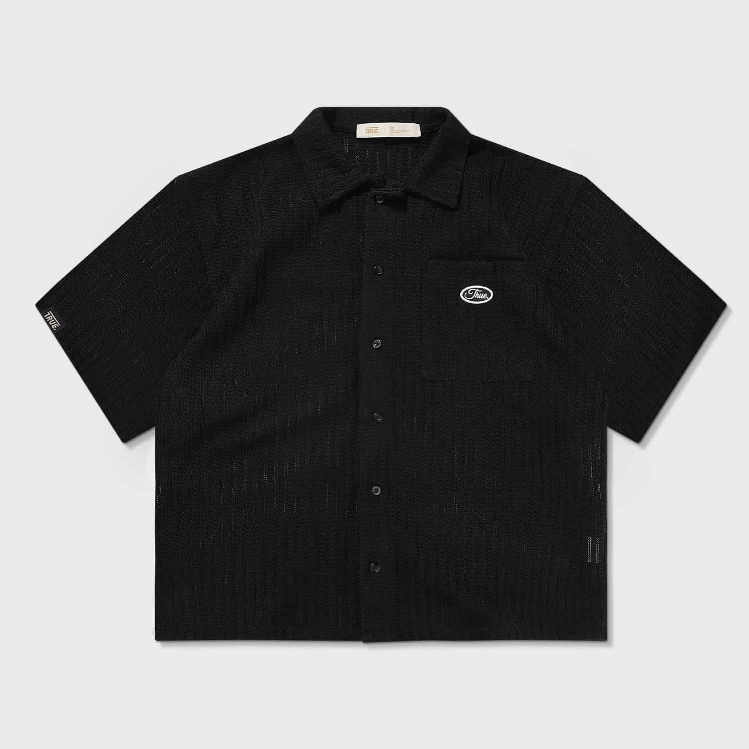 Fresh Button-Up Shirt - Black - miniatura 1