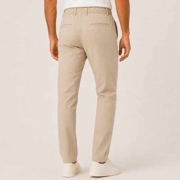 PANTALON RESORTADO 100% POLIESTER HOMBRE - miniatura 9