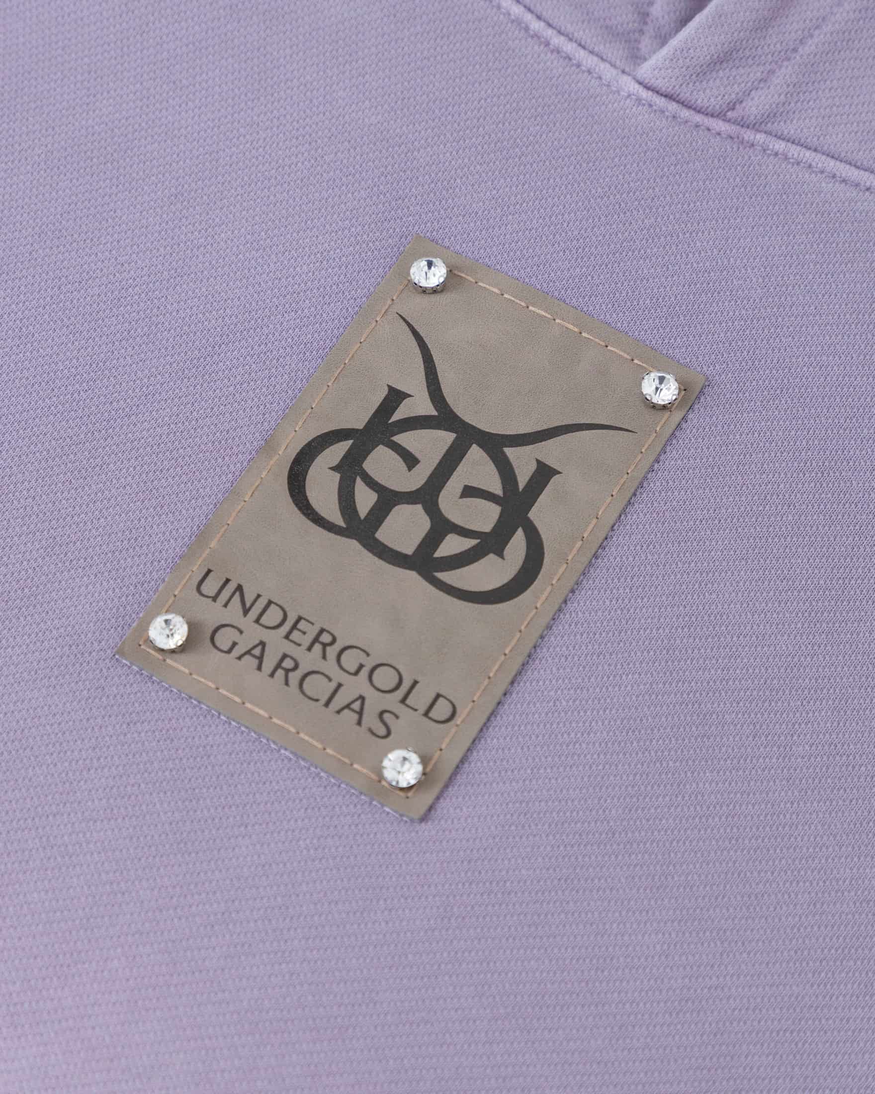 Santa Unión Basic  Boxy Hoodie Purple - miniatura 4