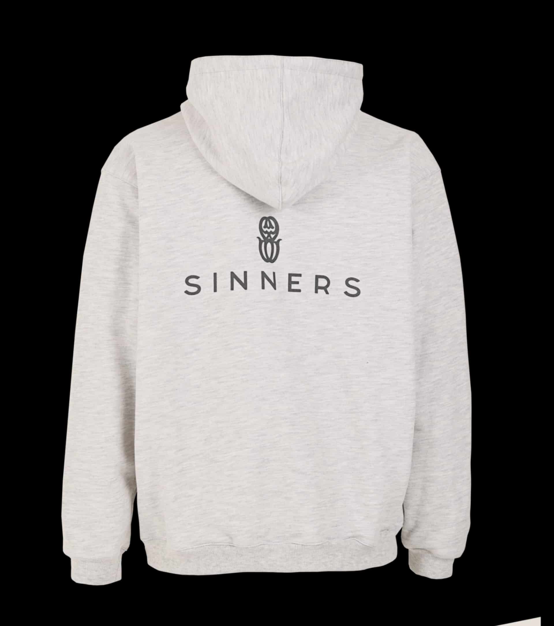 MONOGRAM GRAY ZIPPER HOODIE - miniatura 2