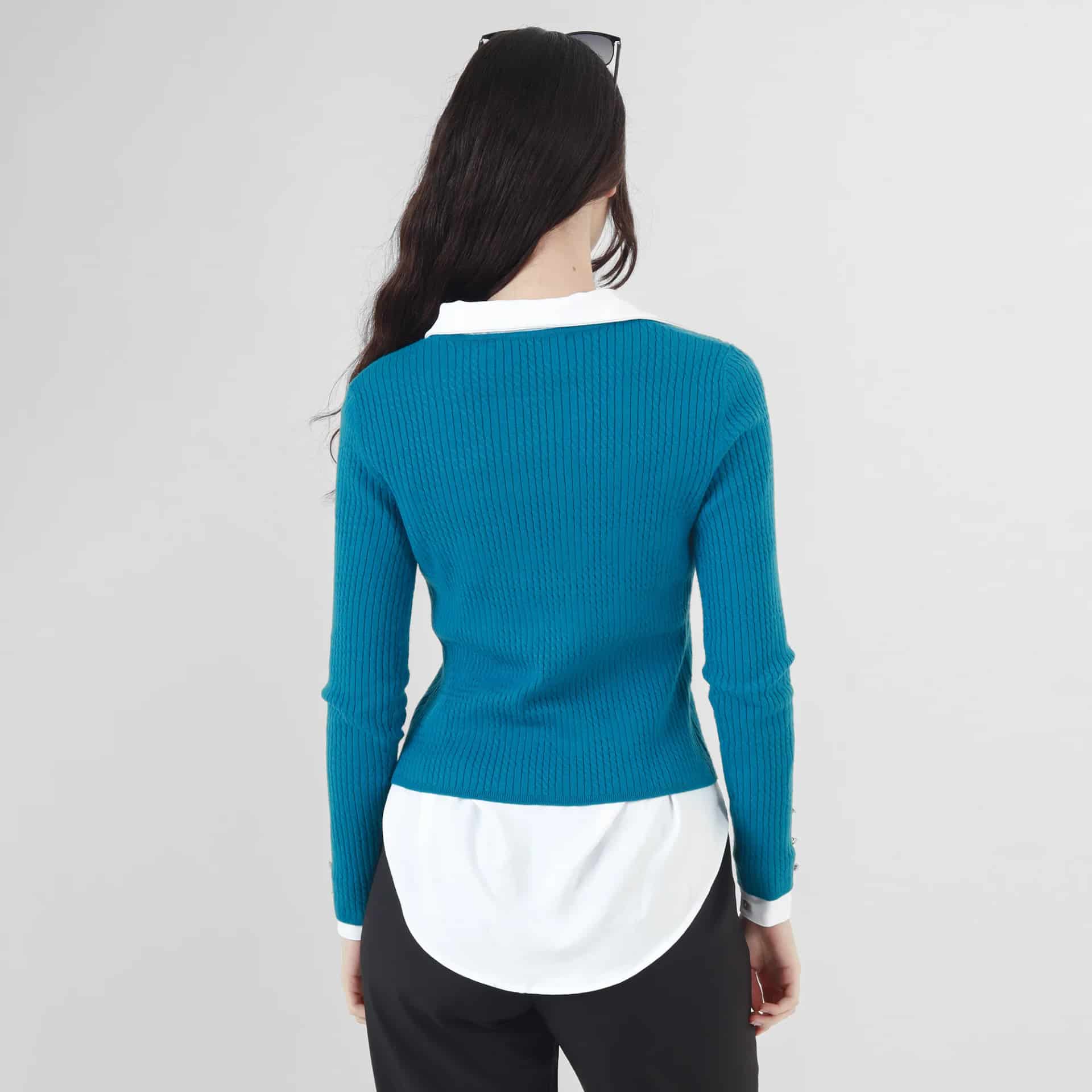 Sweater Cuello Redondo Manga Larga - miniatura 16