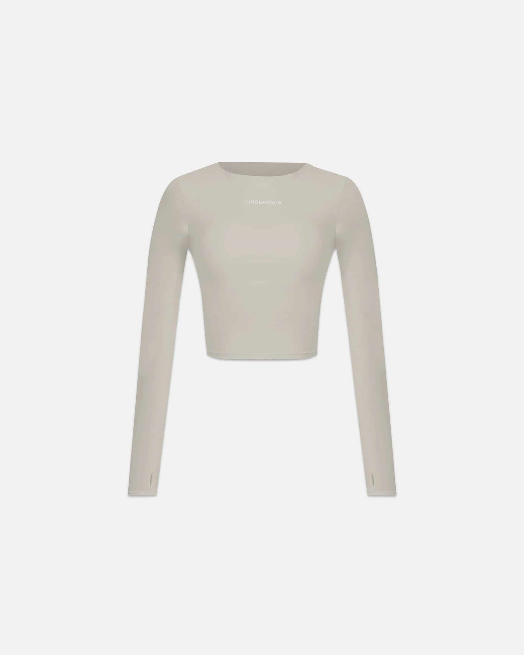 W Line Basic Long Sleeve Tshirt Light Gray - miniatura 1