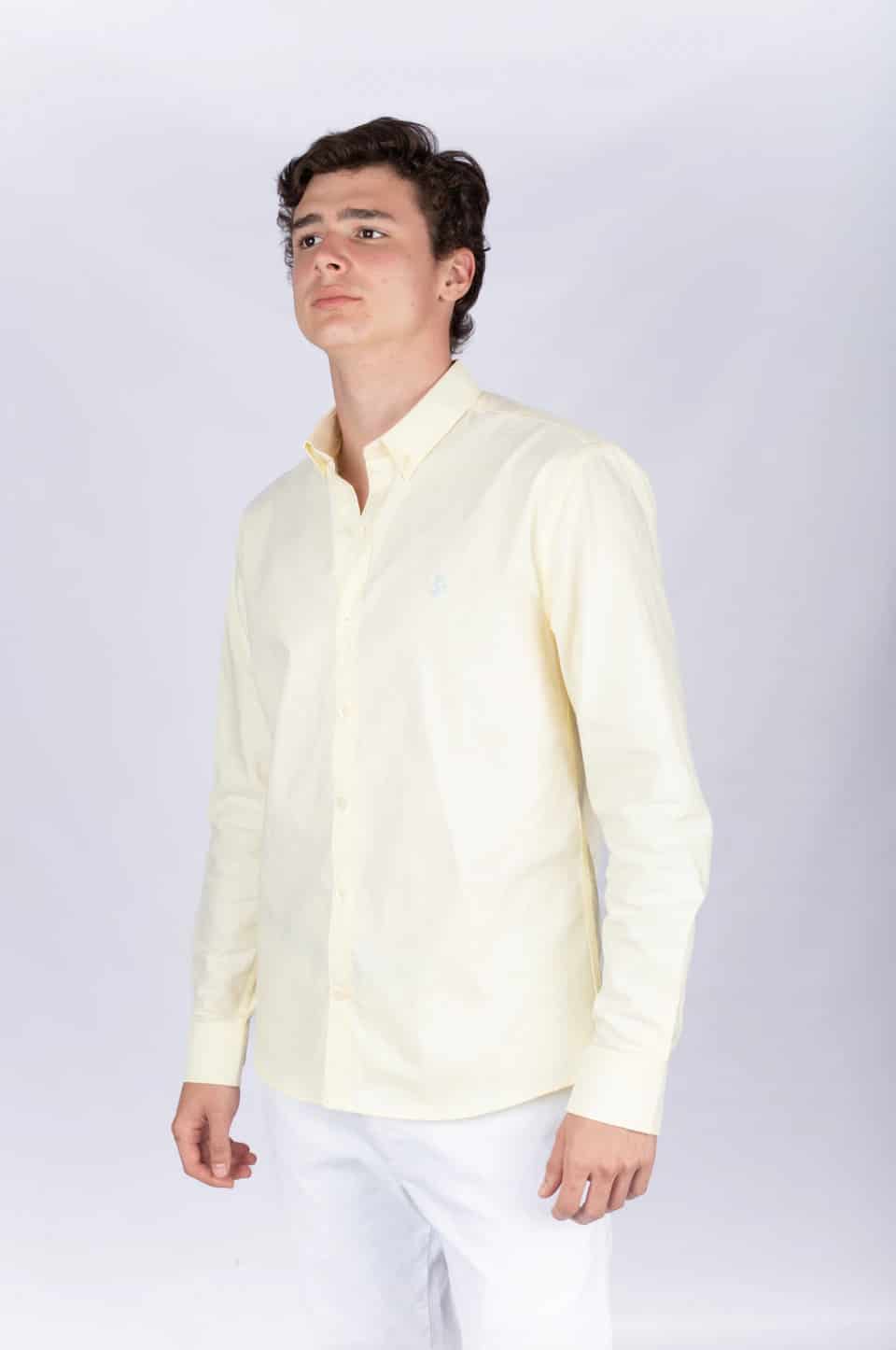 Camisa Oxford Amarilla - miniatura 3