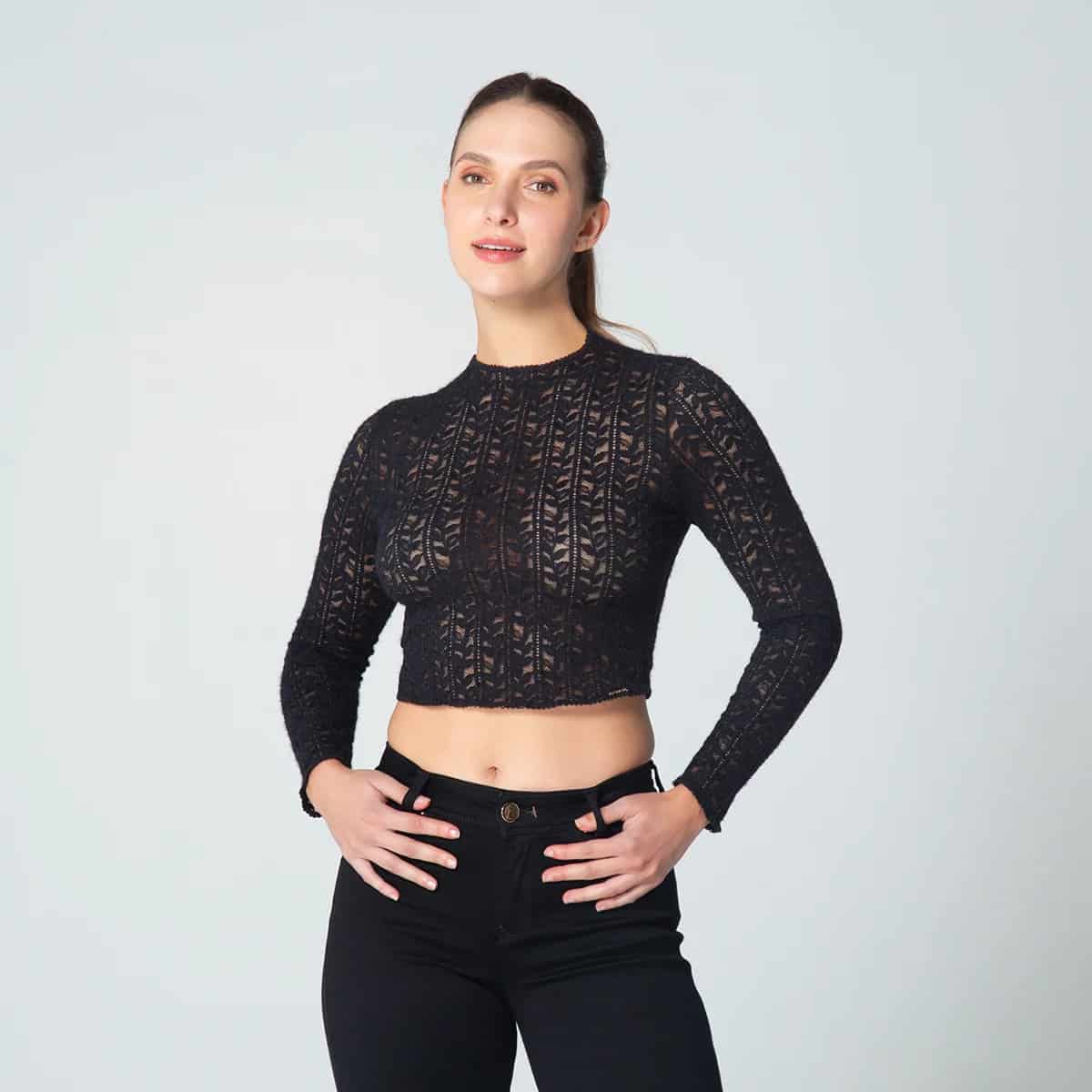 Blusa Crop Slim Lizt - miniatura 1