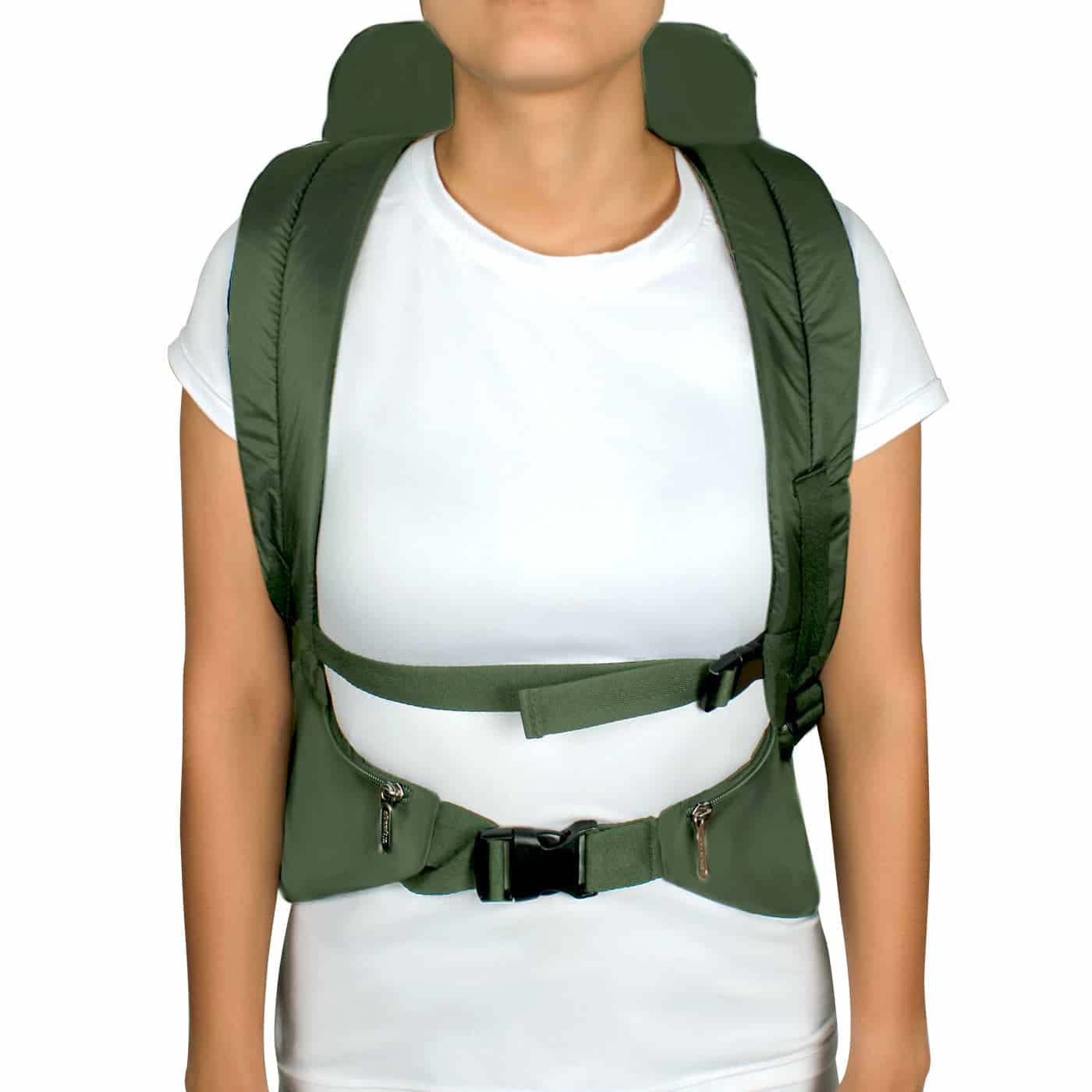 Morral Viajero XL Plegable Citybags Light verde militar - miniatura 6