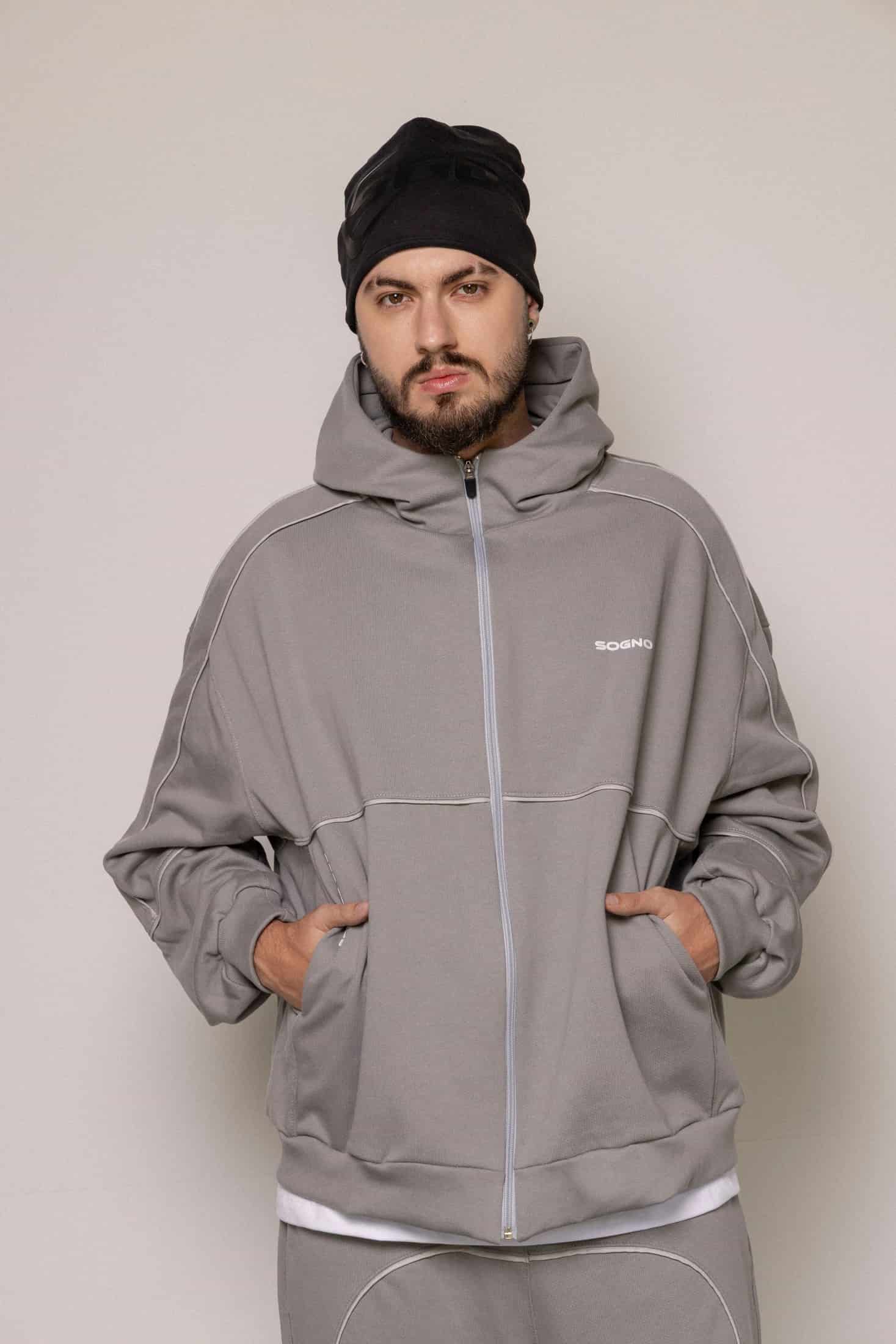 Hoodie 87/27 Sgo-Gris - miniatura 1