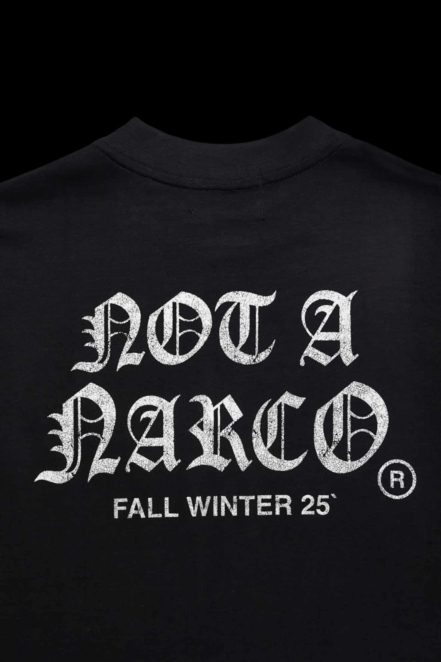 NOT A NARCO FW25 WHITE T-SHIRT - miniatura 14