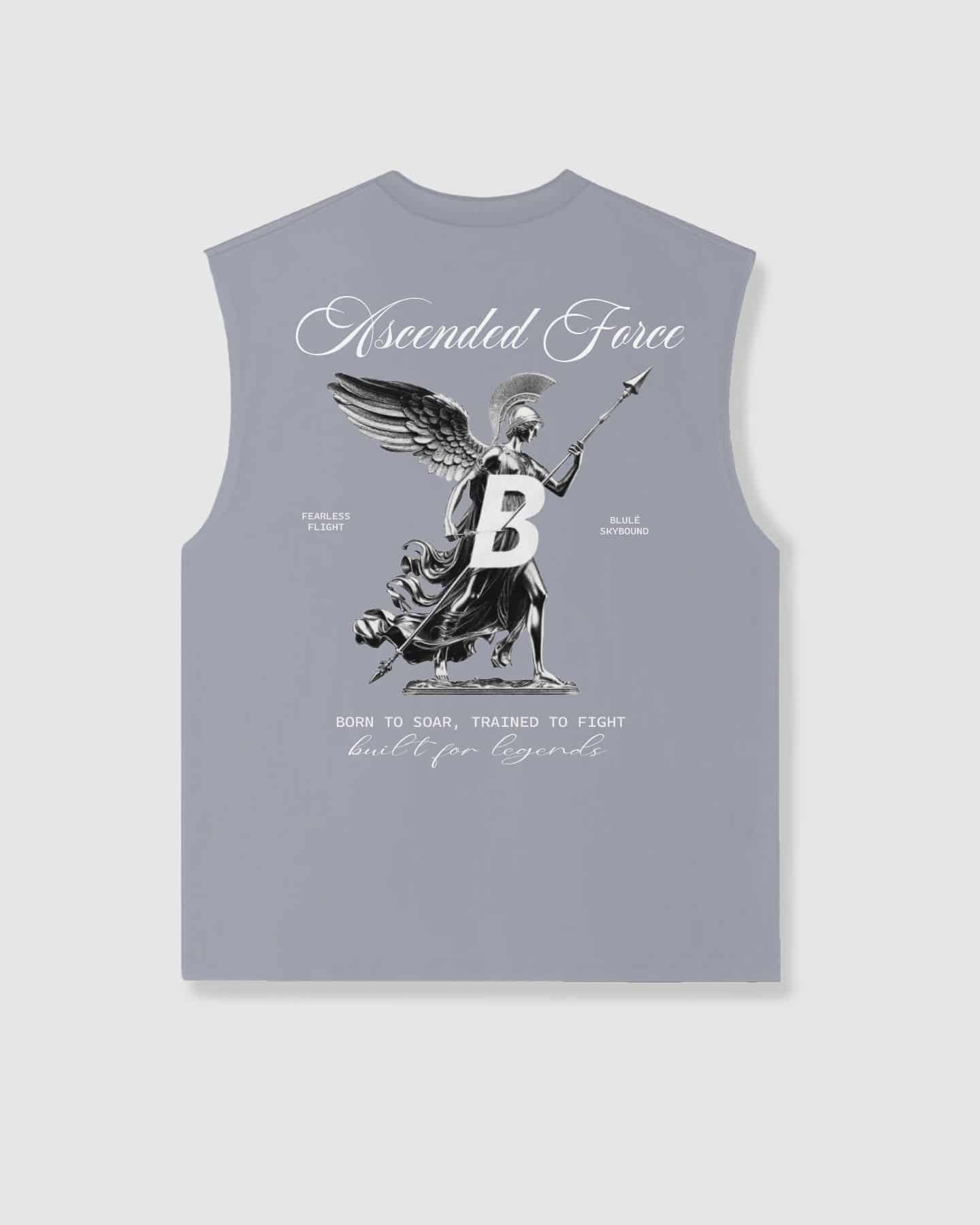 Oversized Sleeveless Ascended Force Grey - miniatura 1
