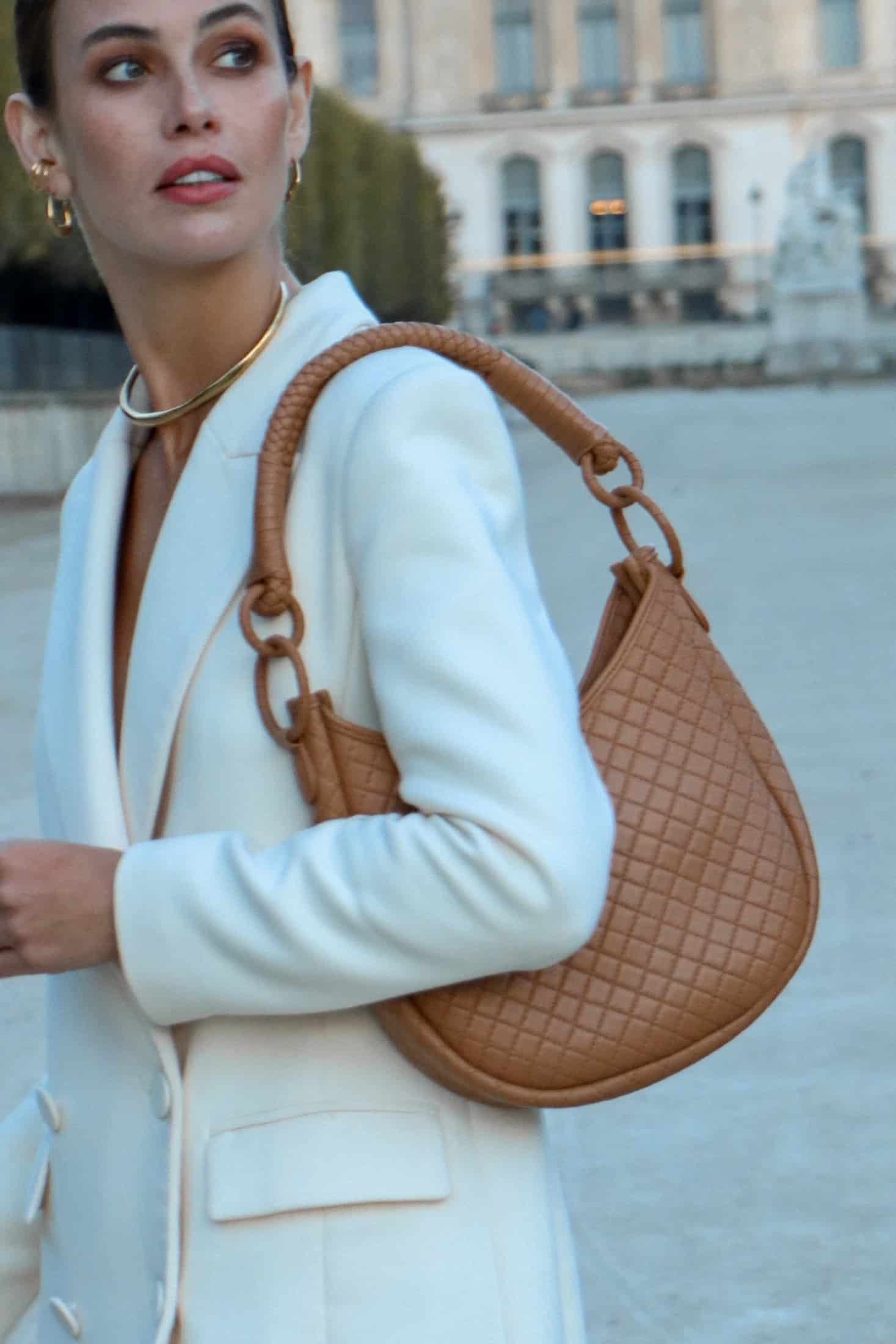 Saddle Shoulder Bag, Honey - miniatura 5