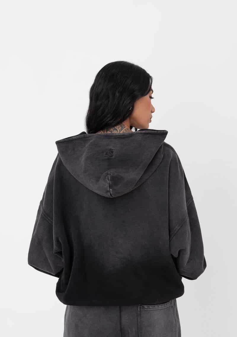 Atelier Grey washed Hoodie - miniatura 3