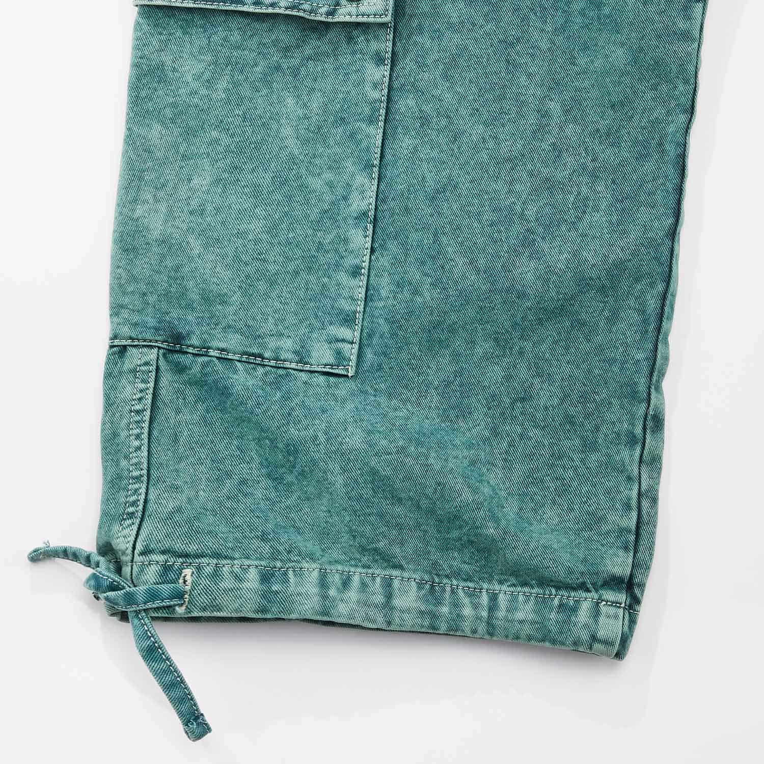 Pantalón Cargo Multi-Pocket - Lavado Verde - miniatura 5
