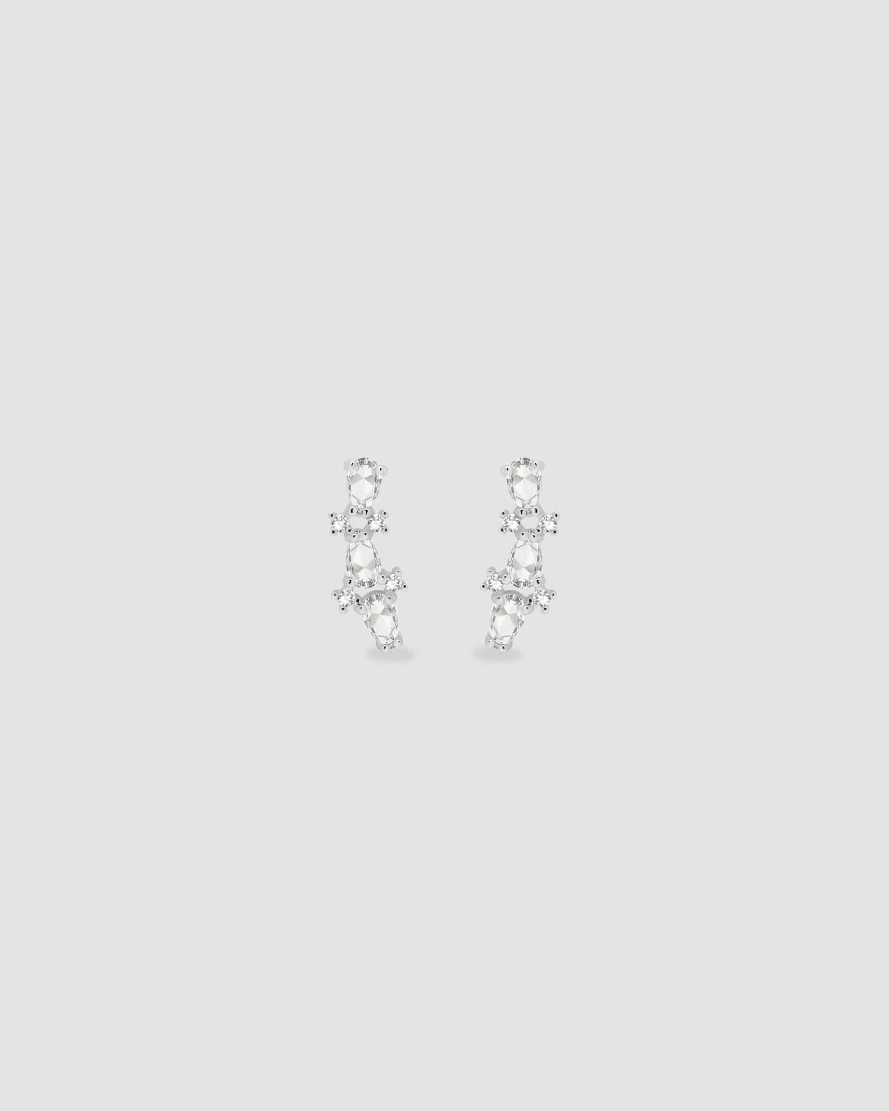 Aretes 3 Cristales Gota - miniatura 2