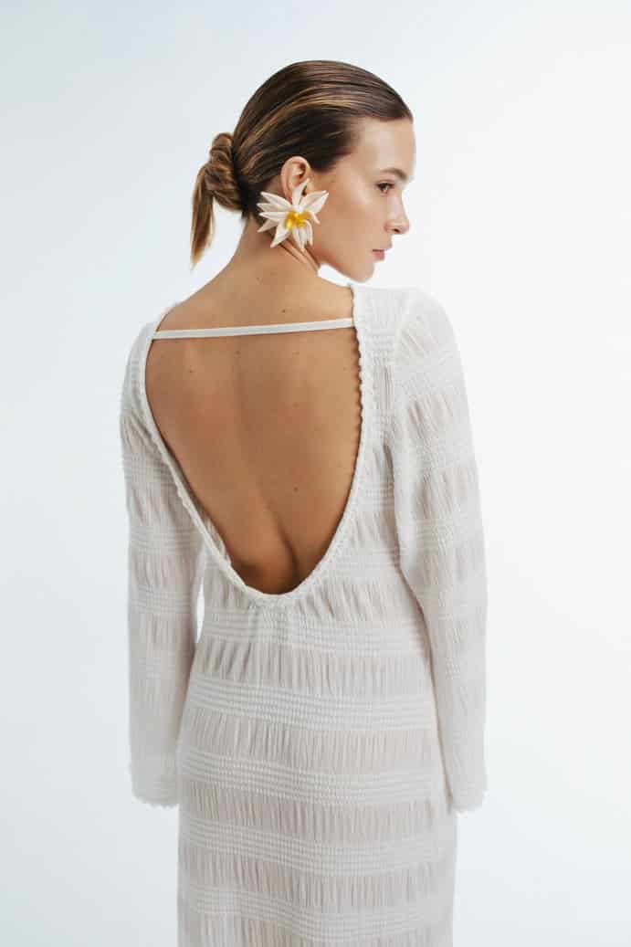 CABANA MAXI DRESS WHITE - miniatura 2