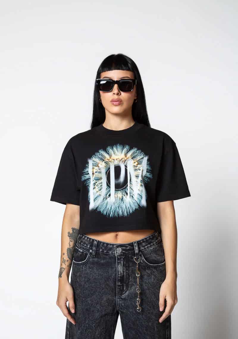 Dopamine black eye crop top - miniatura 6