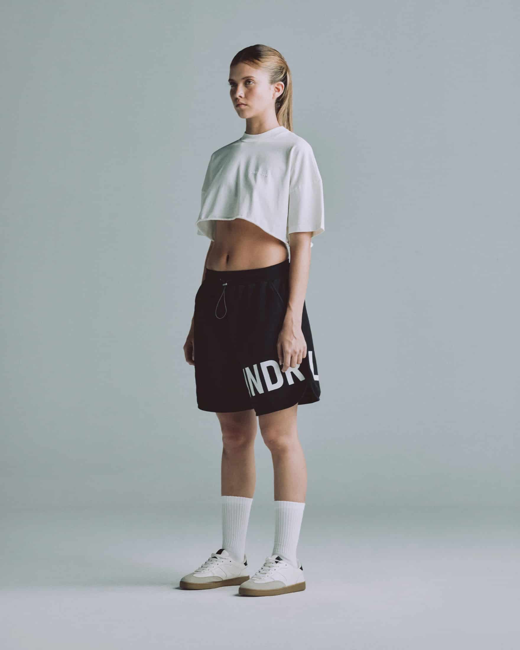 Line Logo Crop Top White - miniatura 5