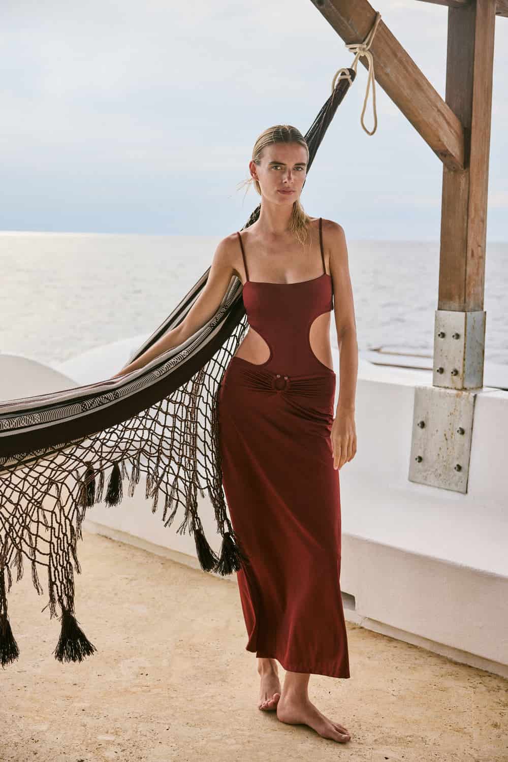 Keel Skirt in Wine - miniatura 2