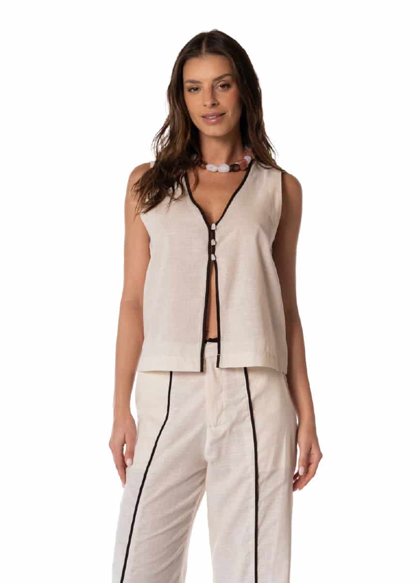 BLUSH COAST EDEN VEST 9658 - miniatura 1