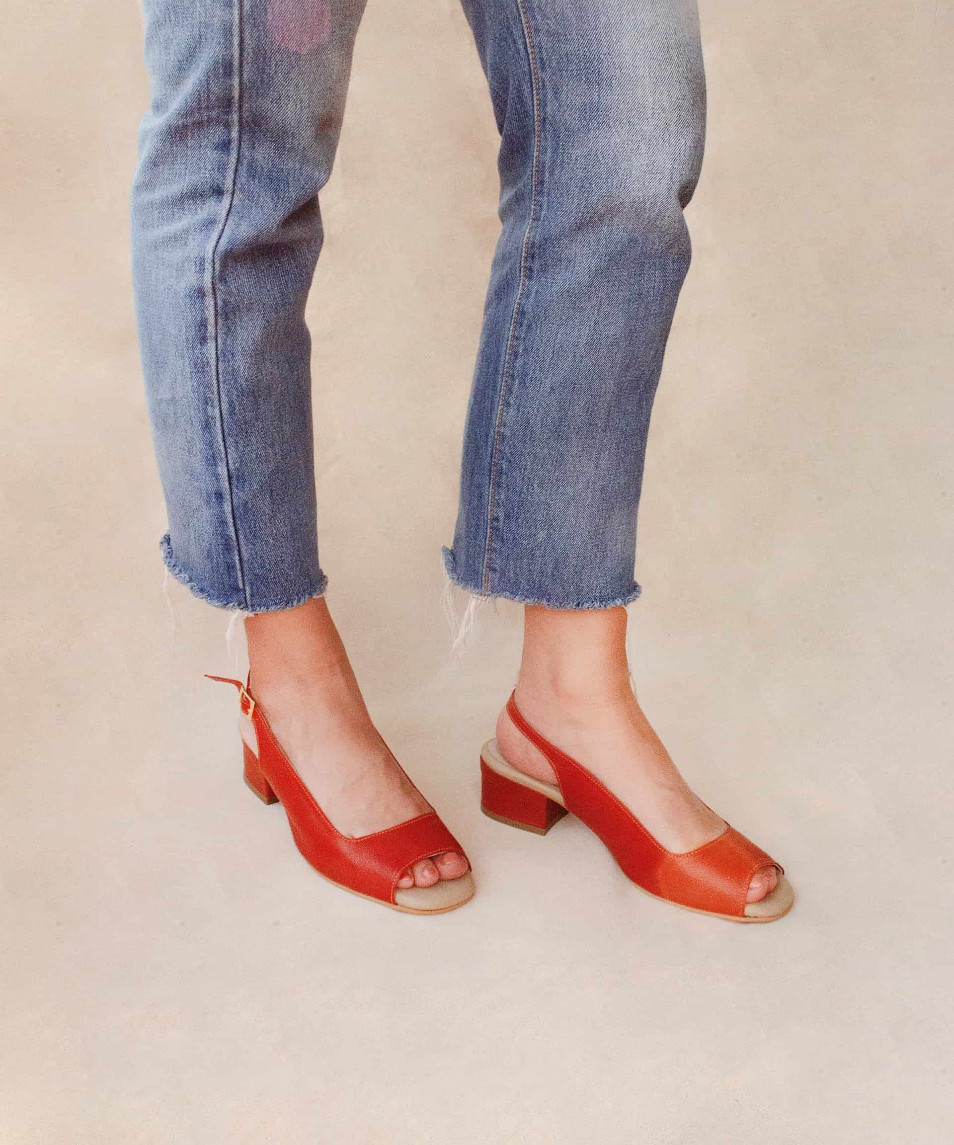 Open-toe Classic Sandal | Terracota - miniatura 1