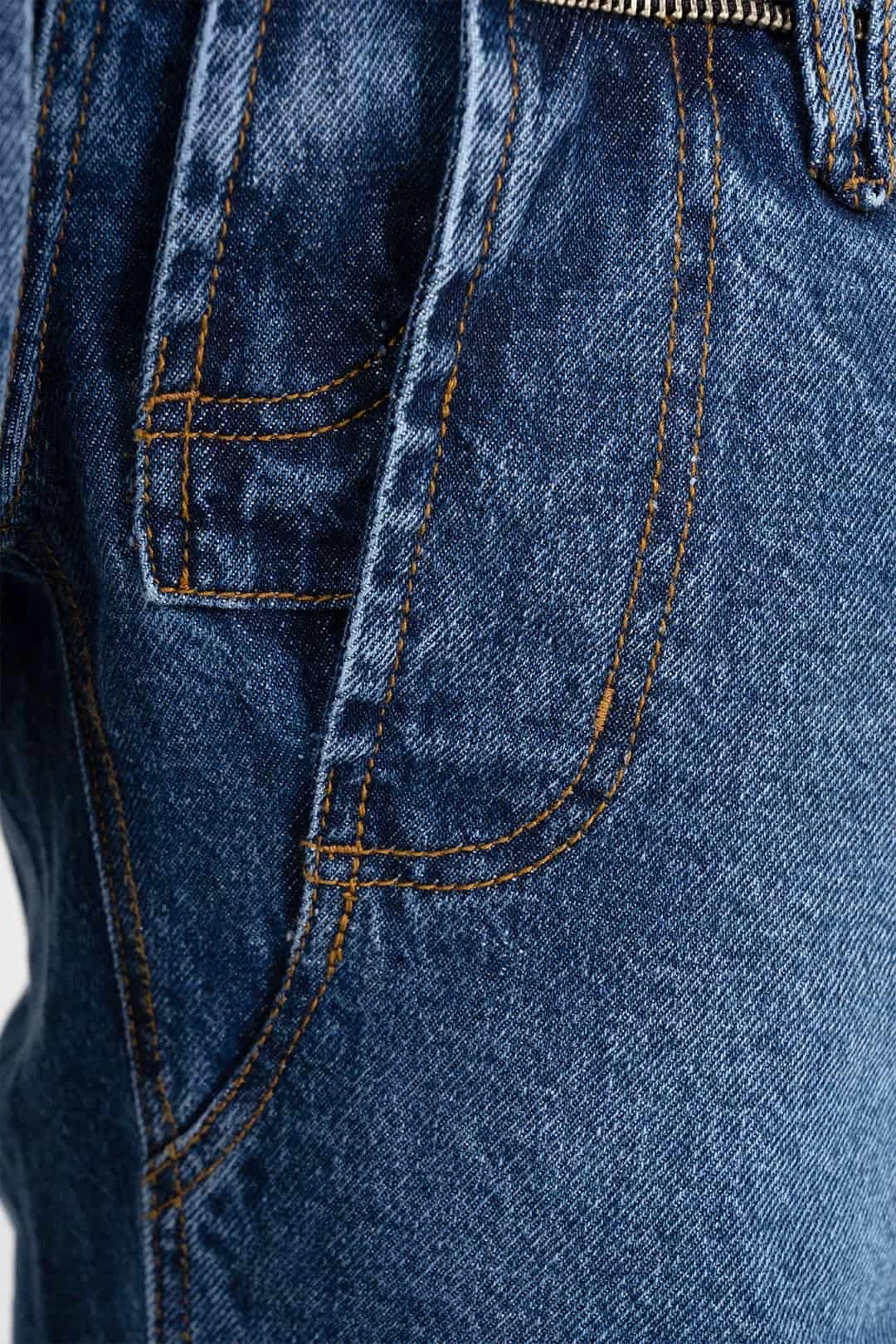 VENENO JEAN TRIPLE WAISTBAND BLUE - miniatura 14