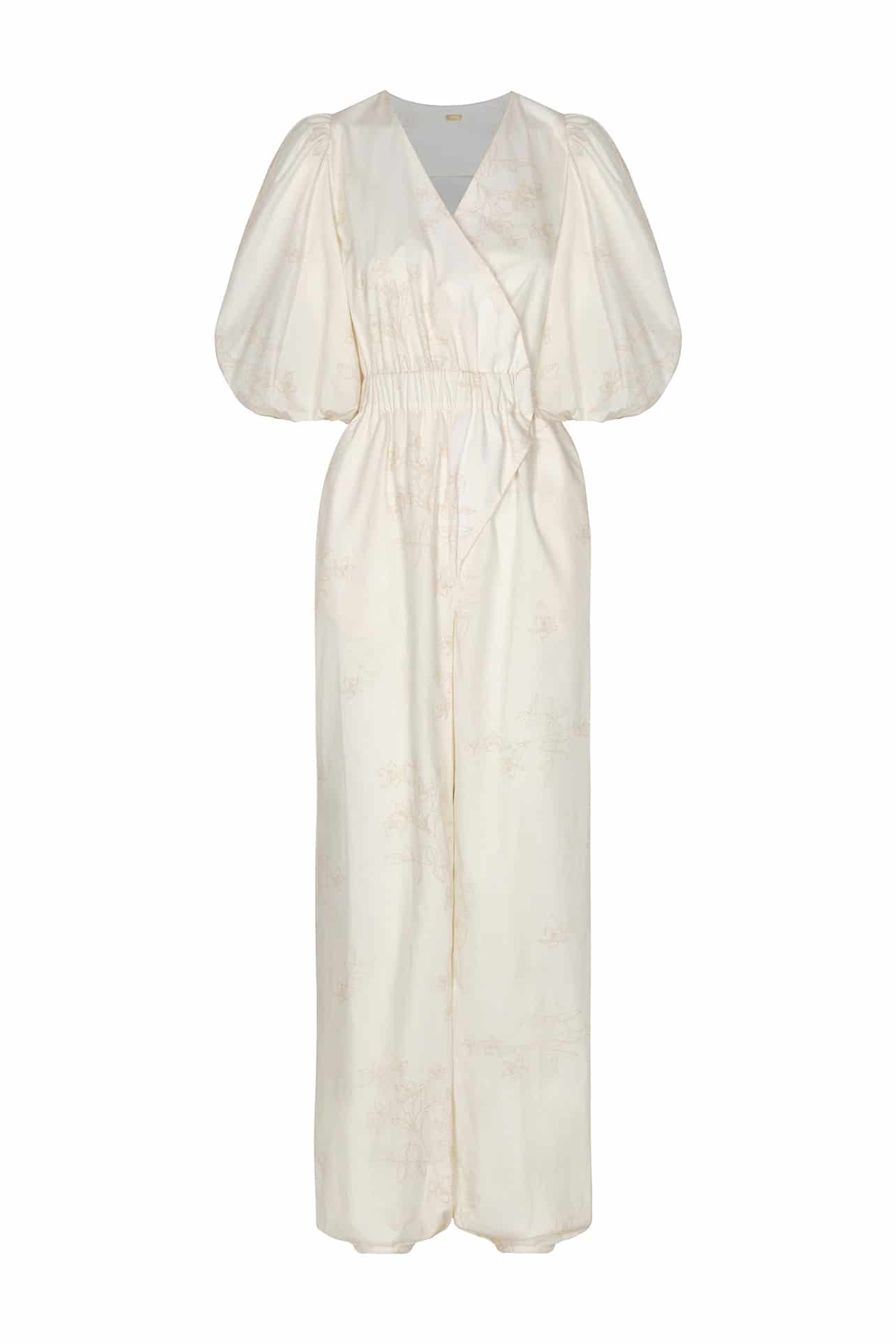 Guayacan Cotton Bio Jumpsuit / Ivory - miniatura 1