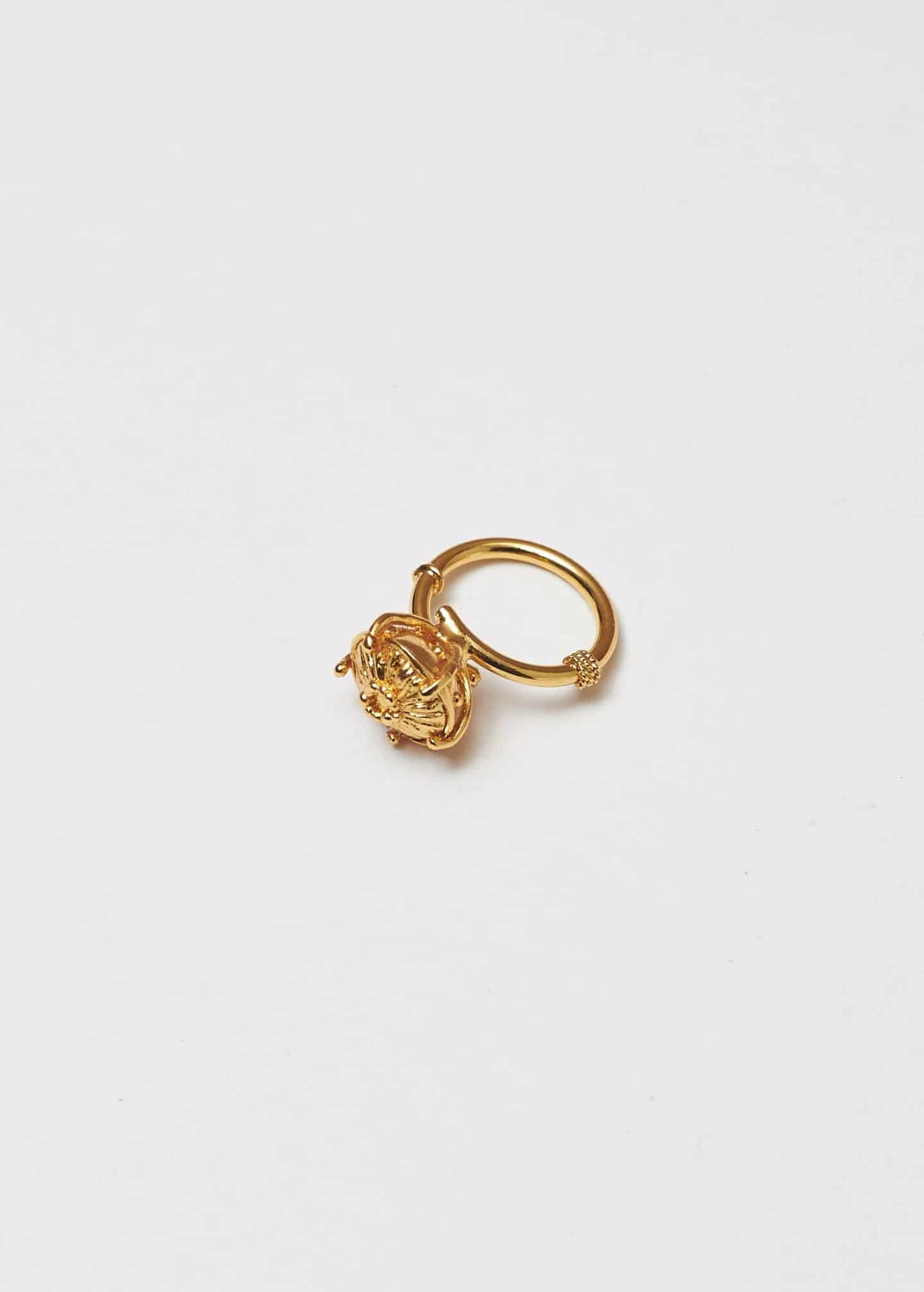 Anillo sombrerito mini dorado - miniatura 4