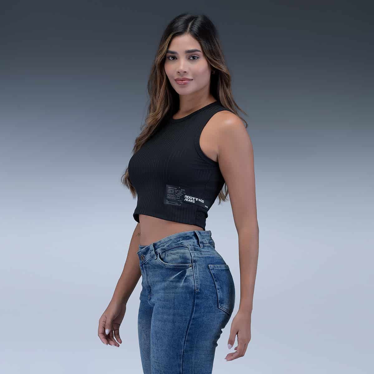 Blusa Negra Mujer - miniatura 3