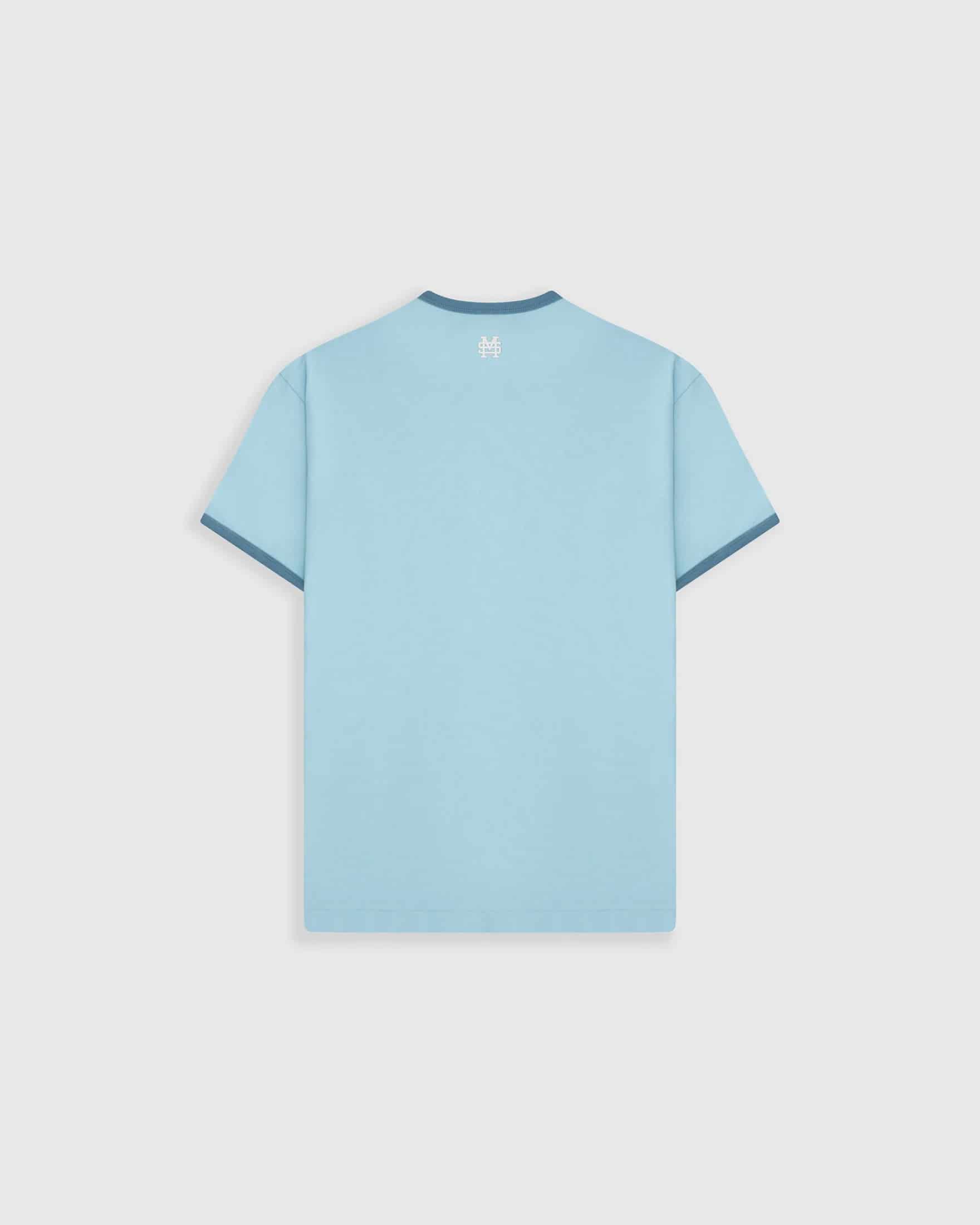 Camiseta Ringer Tee – Azul Cielo - miniatura 8
