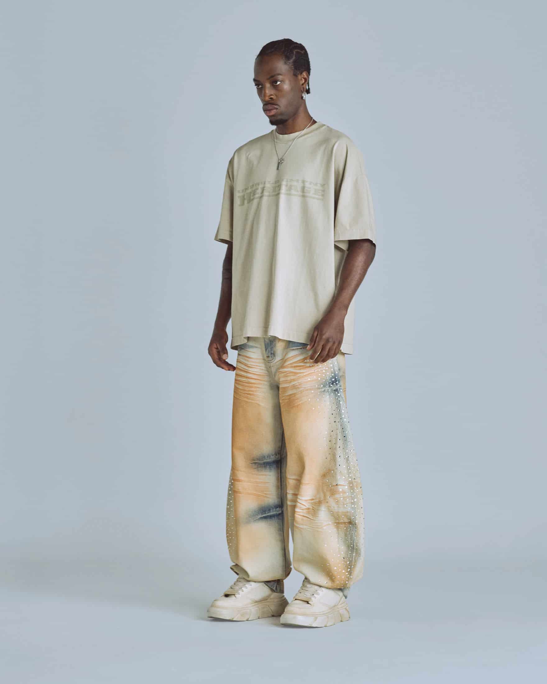 Golden Heritage Raw Tshirt Cream - miniatura 5