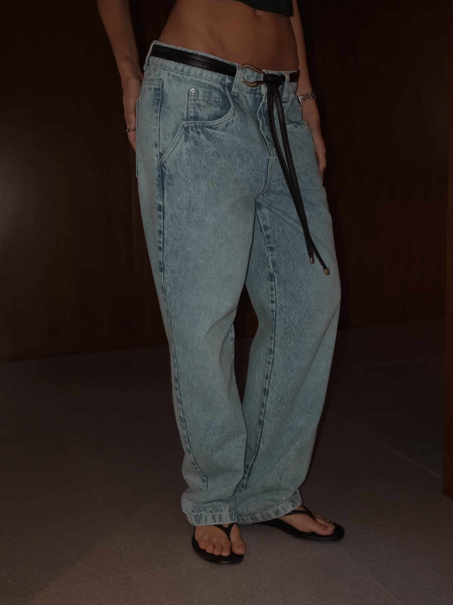 NOT SO MODEST JEAN - OLD LIGHT BLUE - miniatura 4