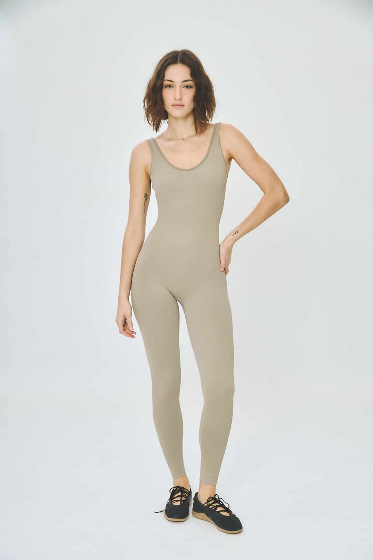 SEAMLESS ONESIE GREY - miniatura 1