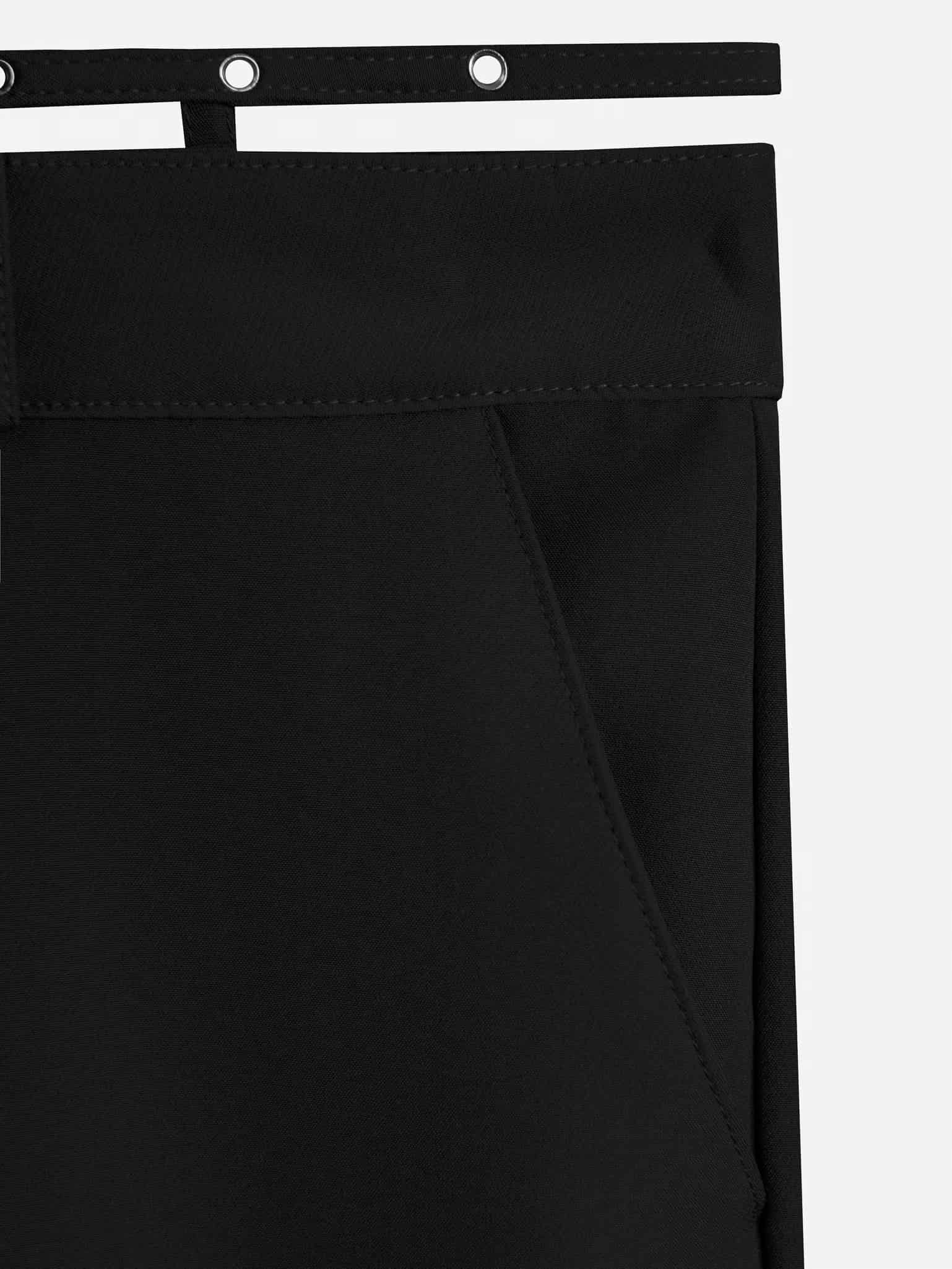 CROSS BELT TROUSER - BLACK - miniatura 6