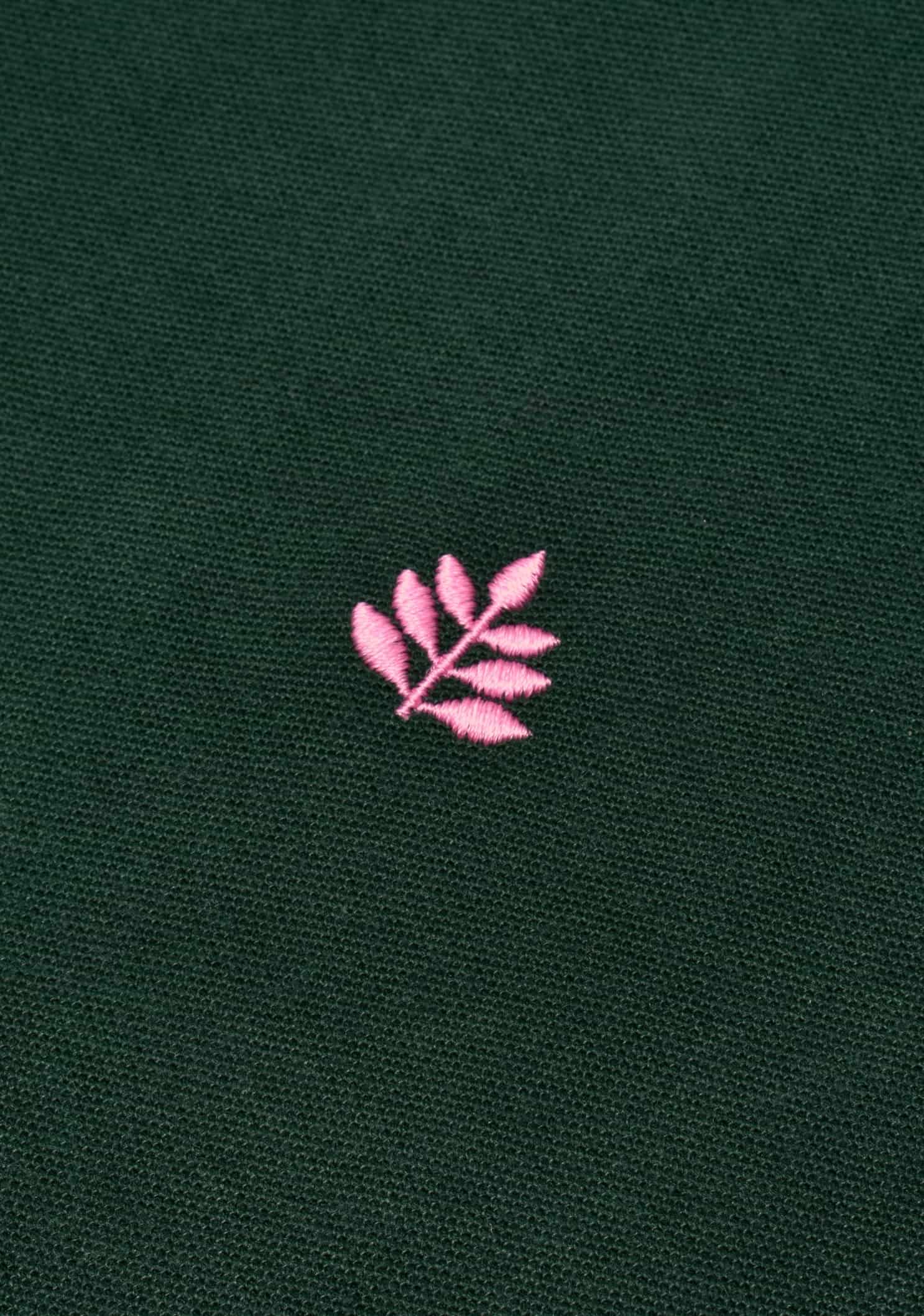 Camiseta Tipo Polo Verde Osc. L-Ros - miniatura 2