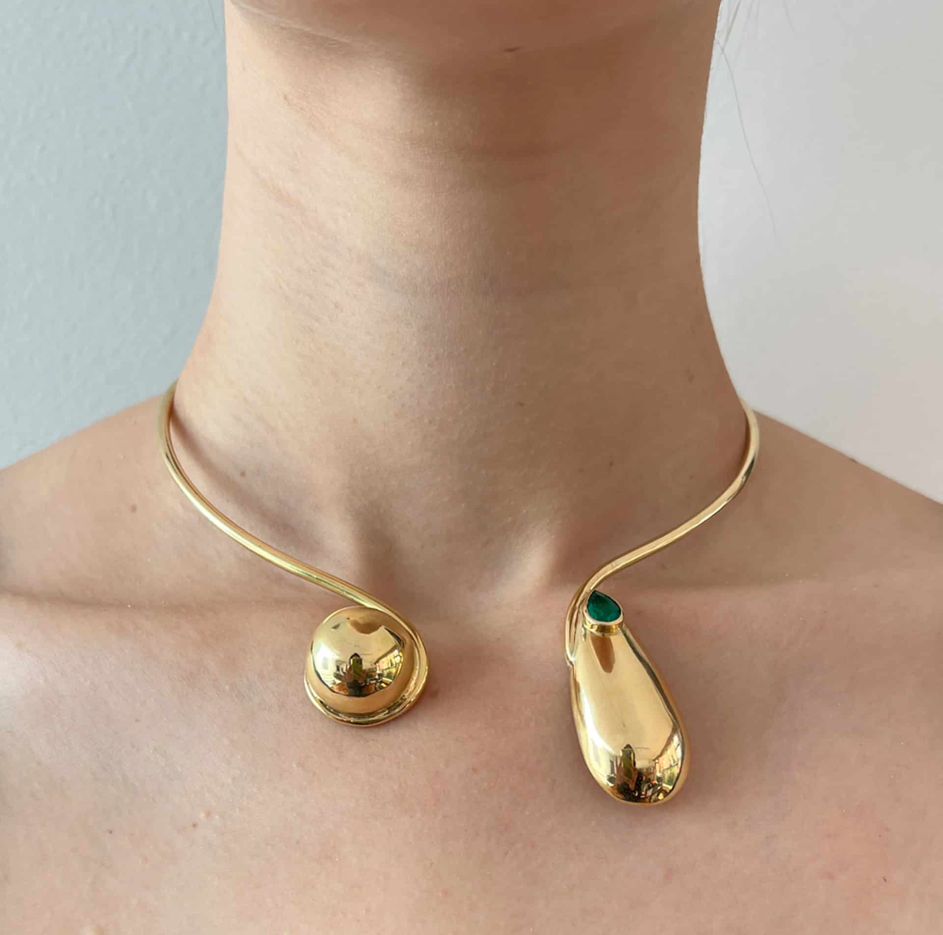 Choker esmeralda - miniatura 4