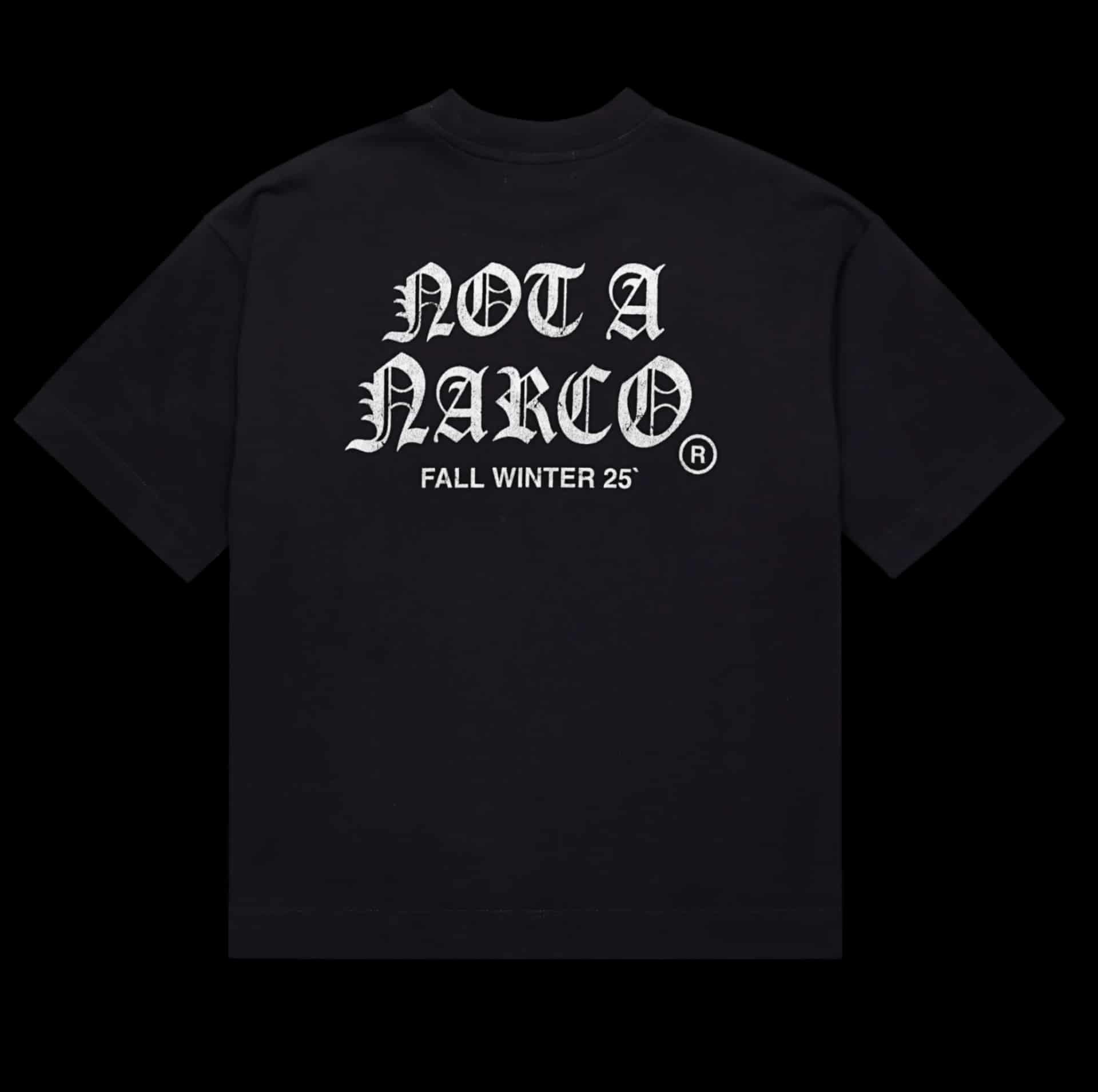 NOT A NARCO FW25 WHITE T-SHIRT - miniatura 13