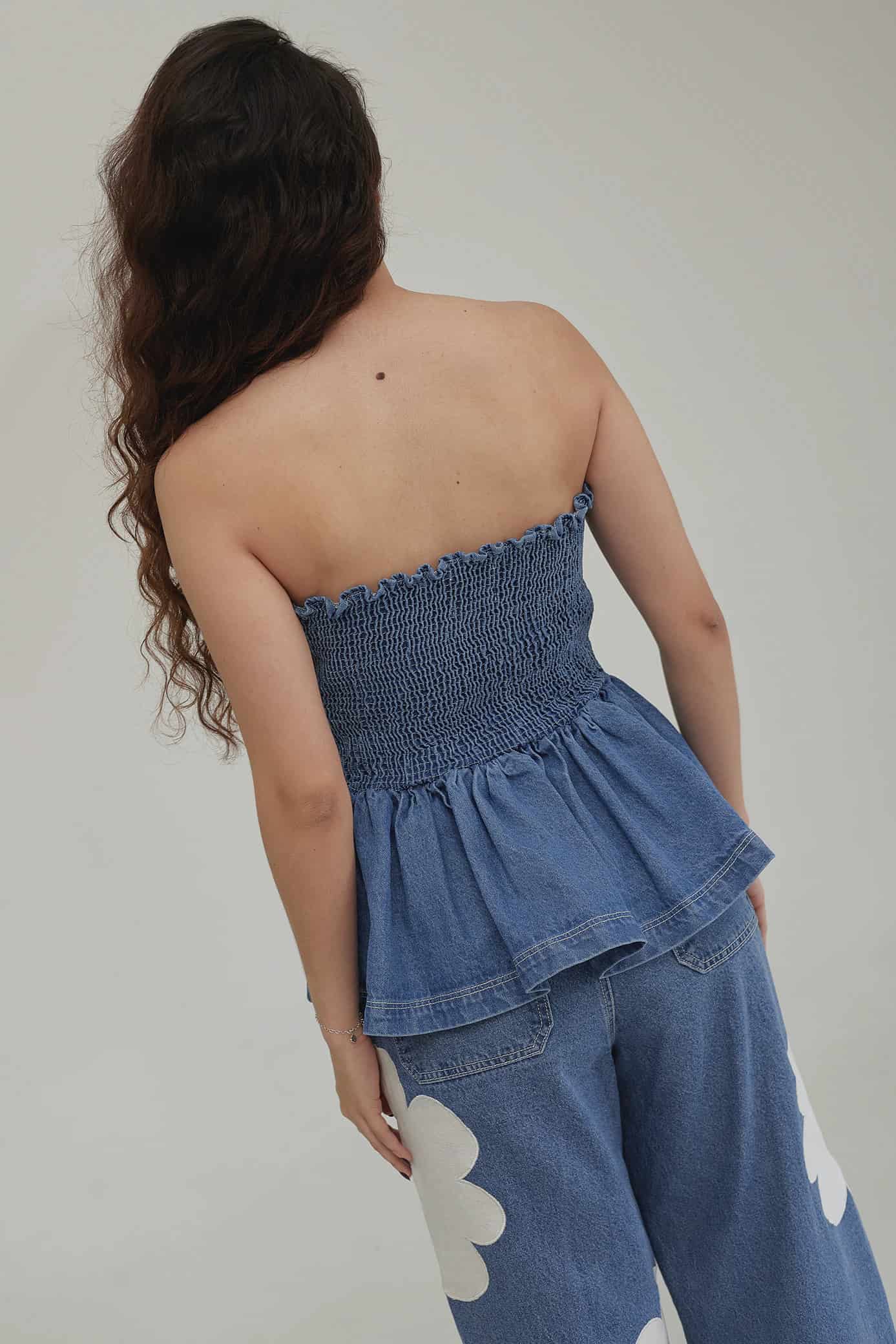 Top Poema Denim - miniatura 3